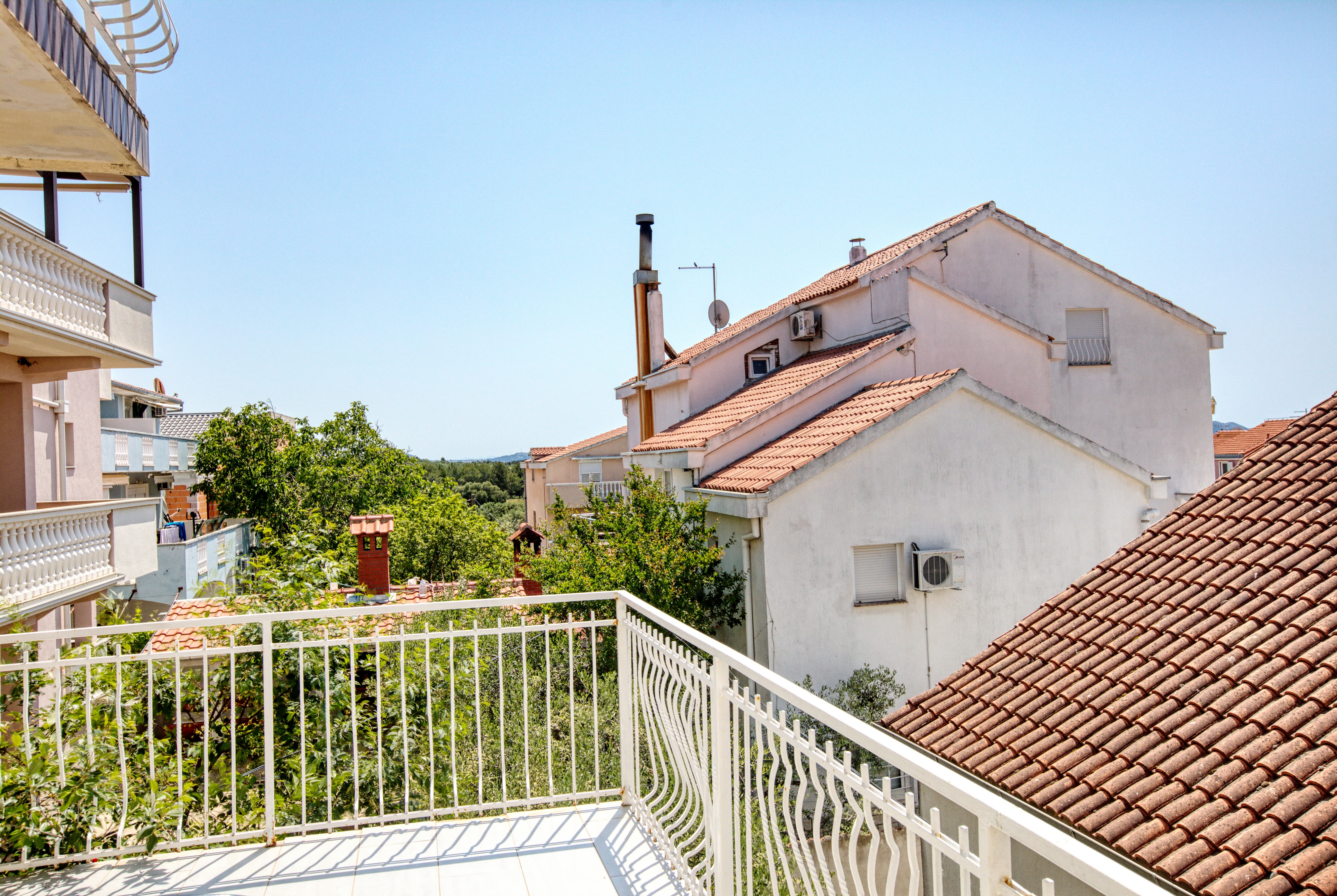 Two bedroom apartment with terrace and sea view Biograd na Moru, Biograd  A-b