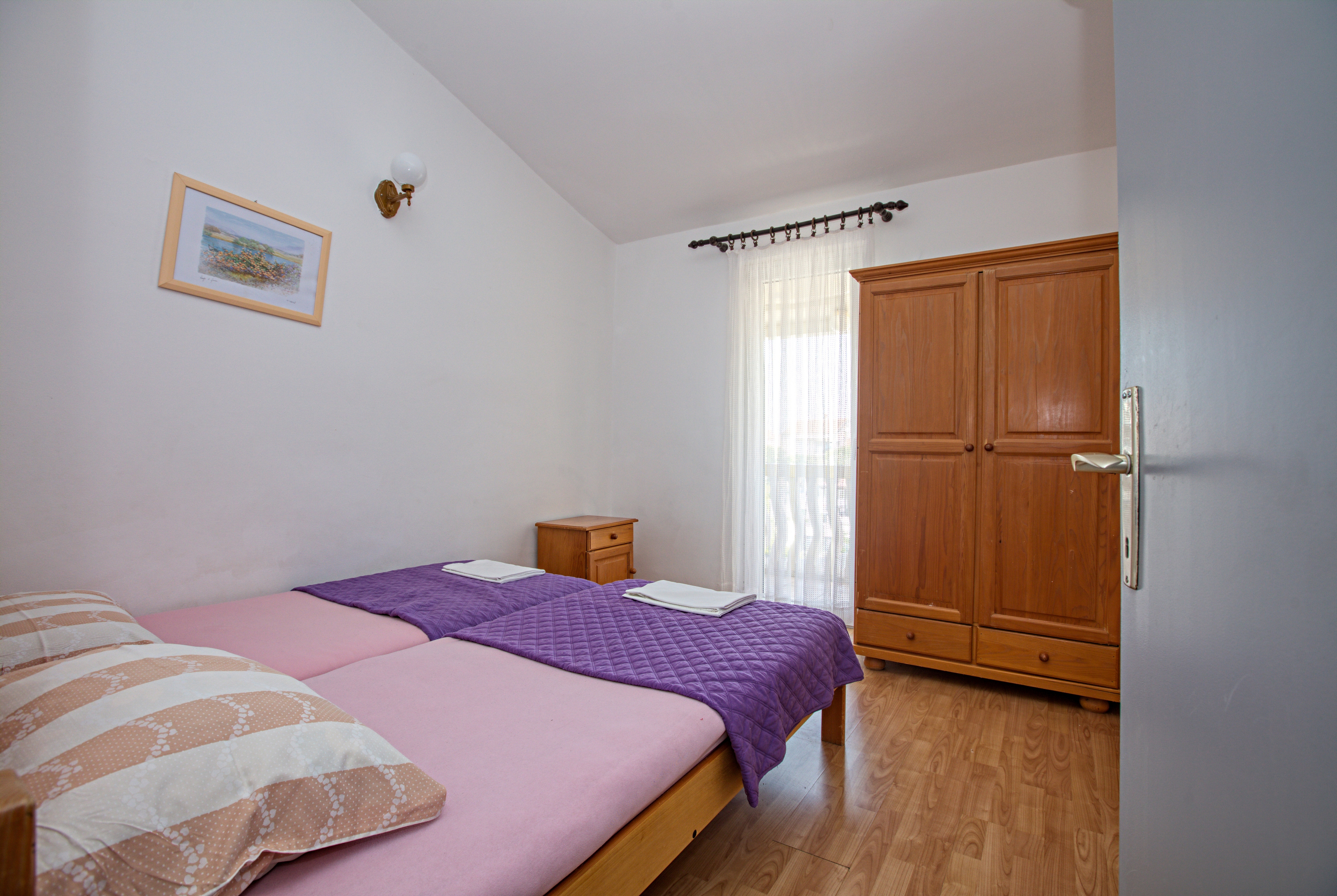 Two bedroom apartment with balcony and sea view Biograd na Moru, Biograd  A-c