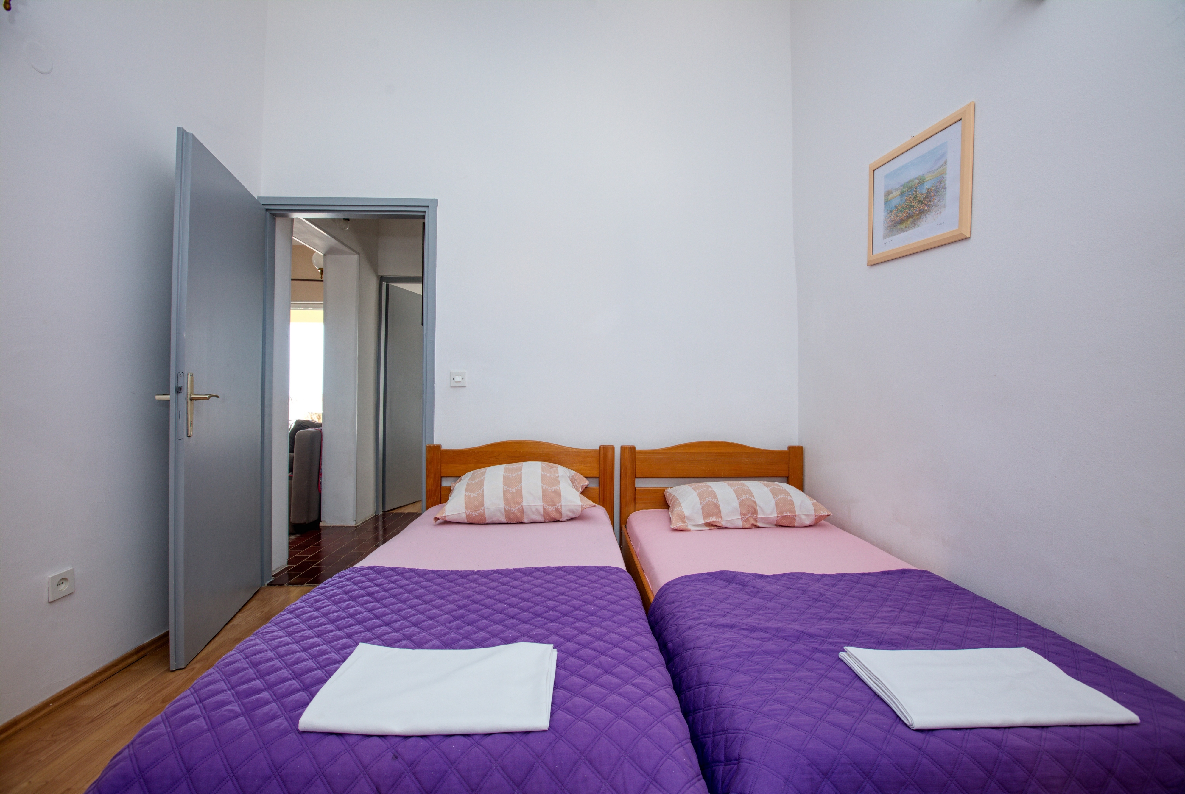 Two bedroom apartment with balcony and sea view Biograd na Moru, Biograd  A-c