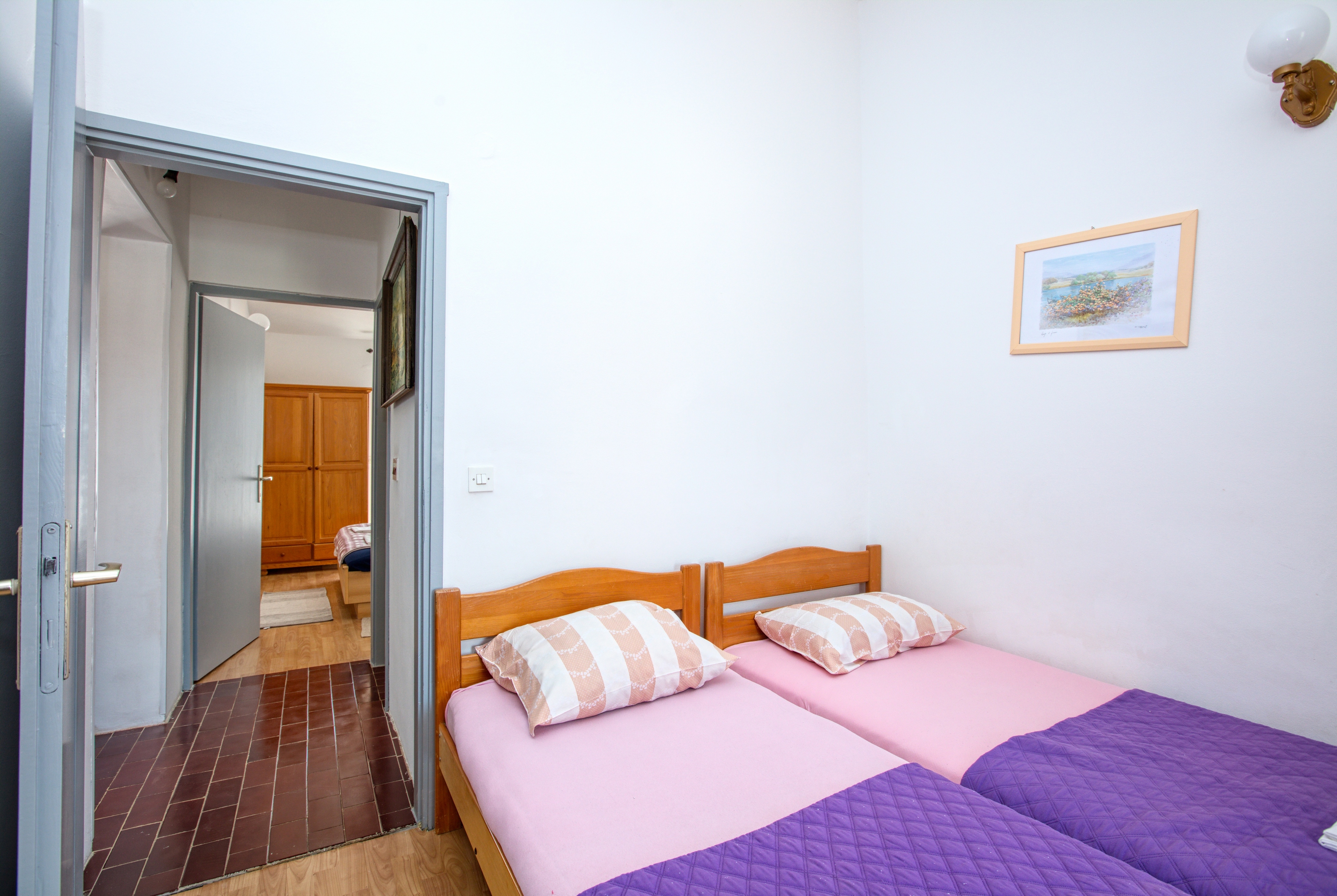 Two bedroom apartment with balcony and sea view Biograd na Moru, Biograd  A-c
