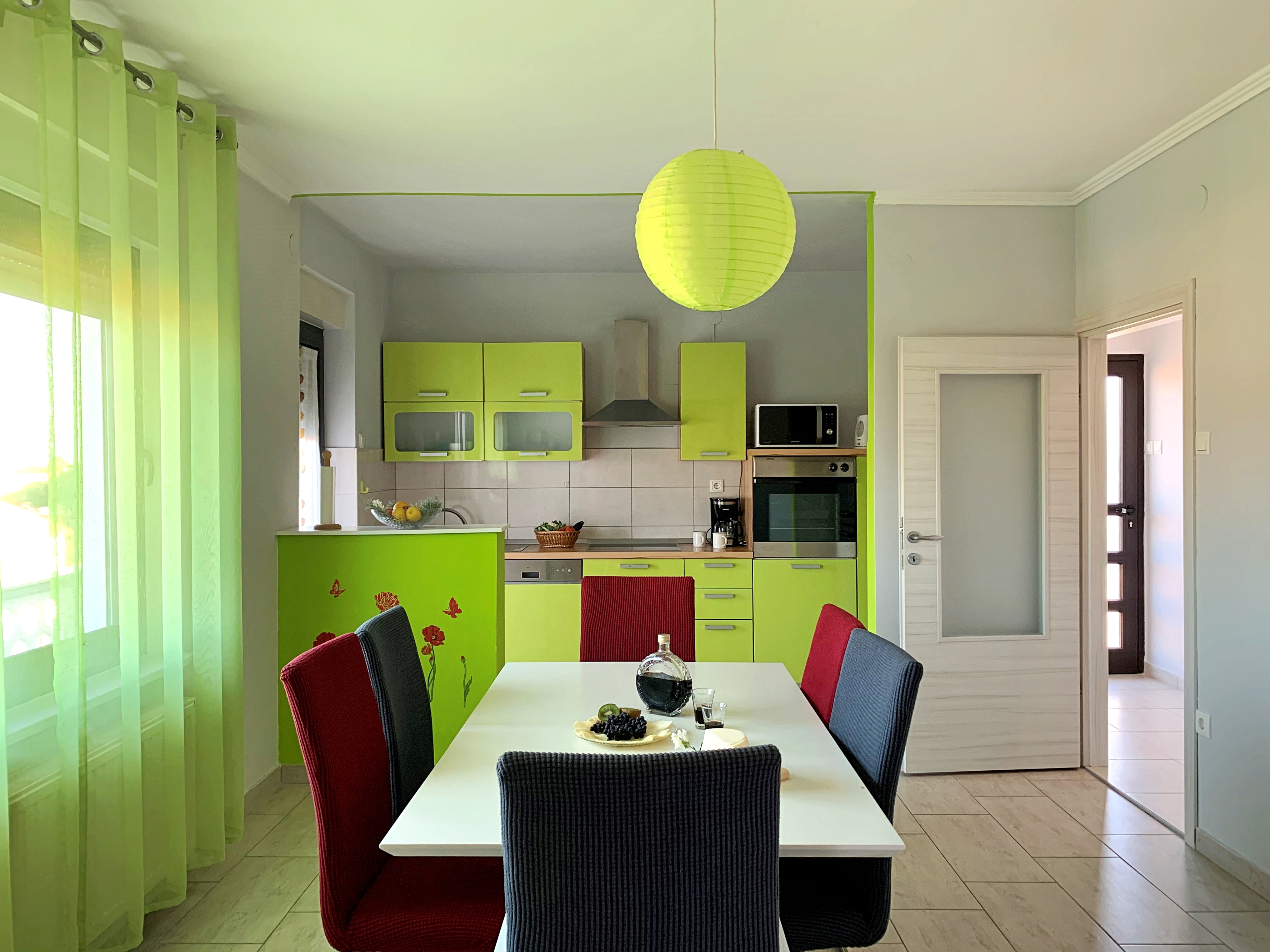 Two bedroom apartment with terrace and sea view Šilo, Krk  A-a