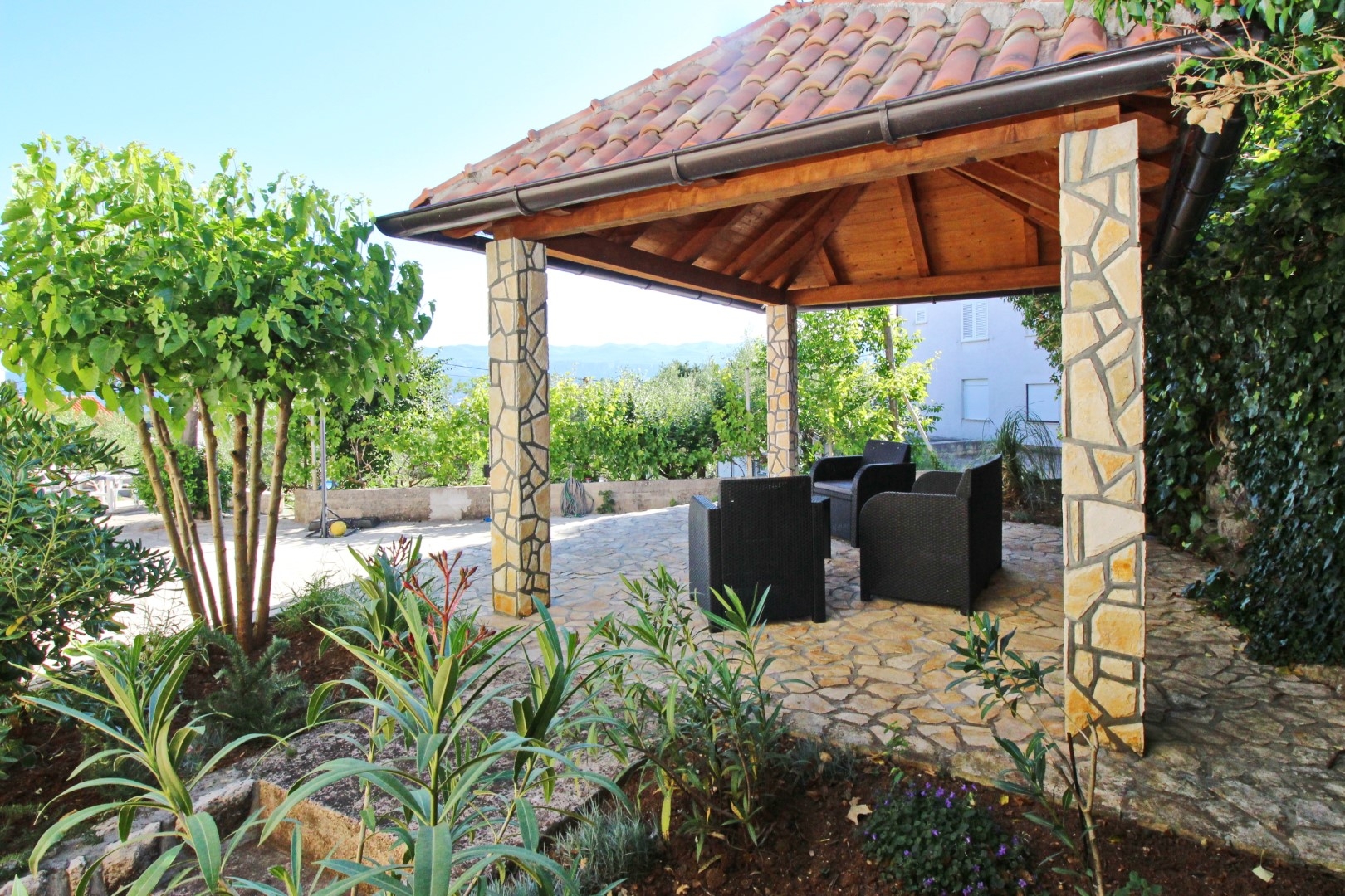 One bedroom apartment with terrace Polje, Krk  A-a