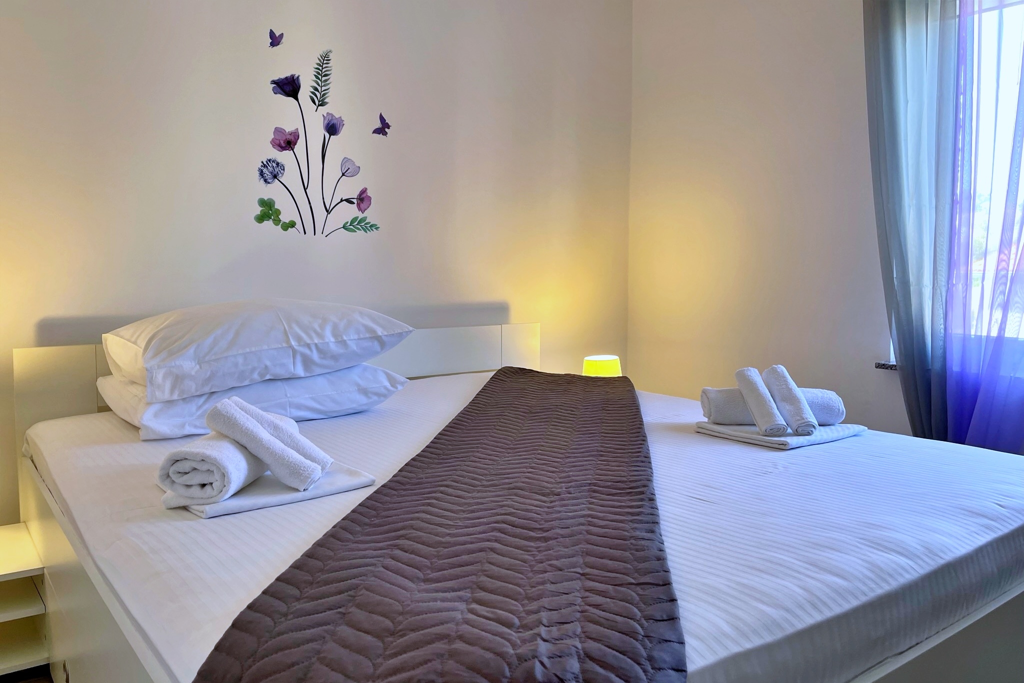 Three bedroom apartment with terrace and sea view Polje, Krk  A-c