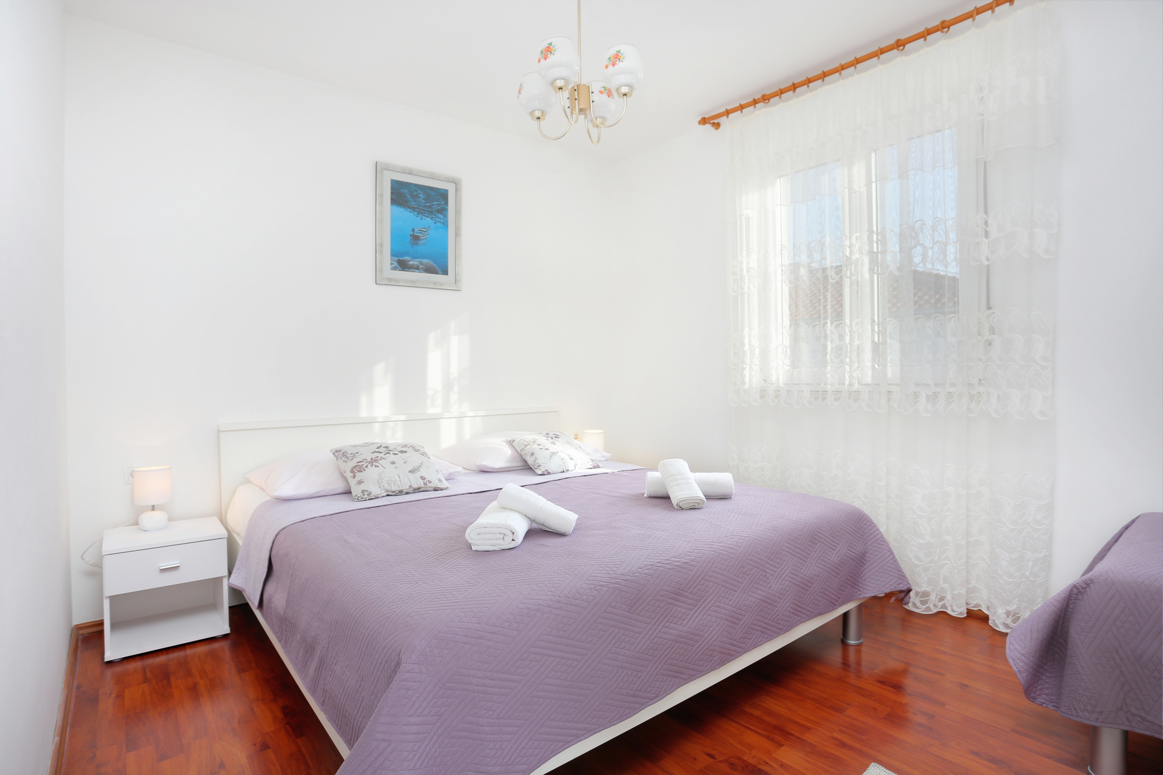 One bedroom apartment with balcony and sea view Kaštel Štafilić, Kaštela (A-18673-b)