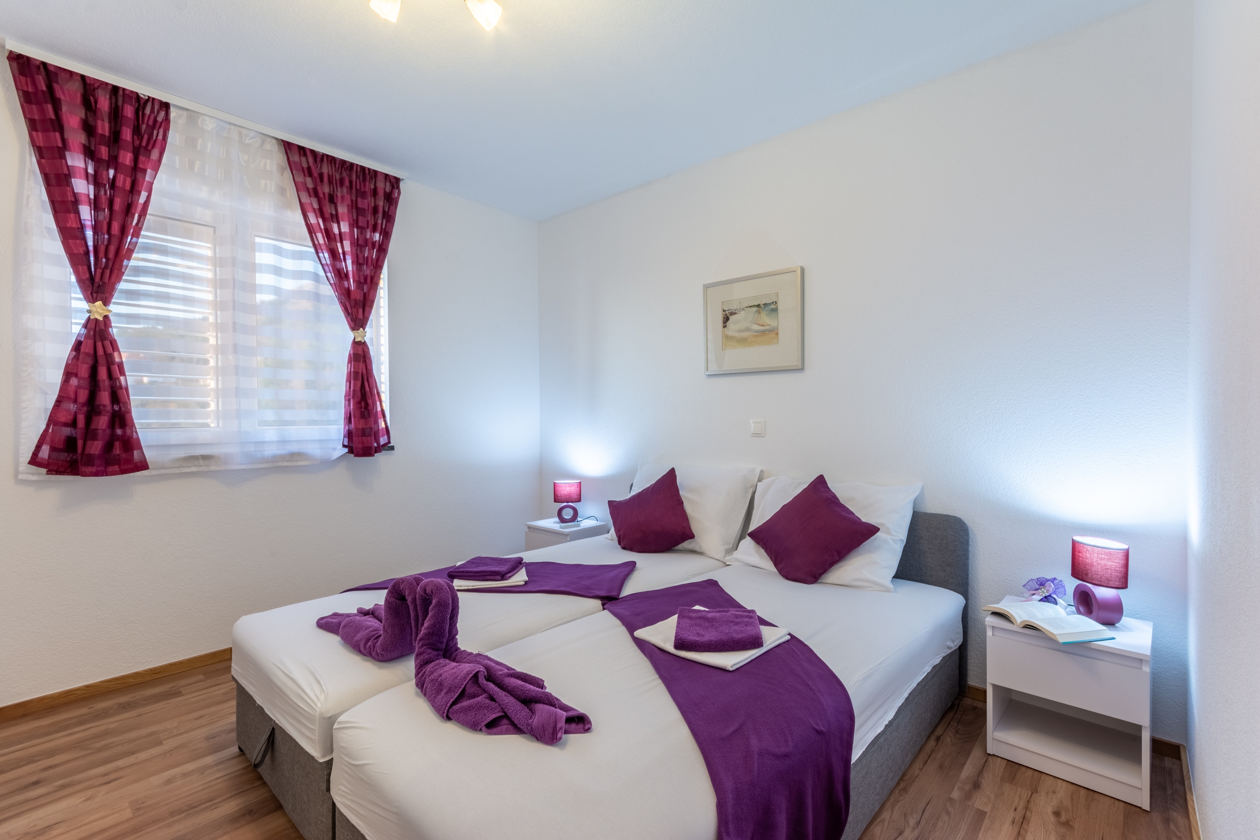 Two bedroom apartment with terrace and sea view Stanići, Omiš  A-a