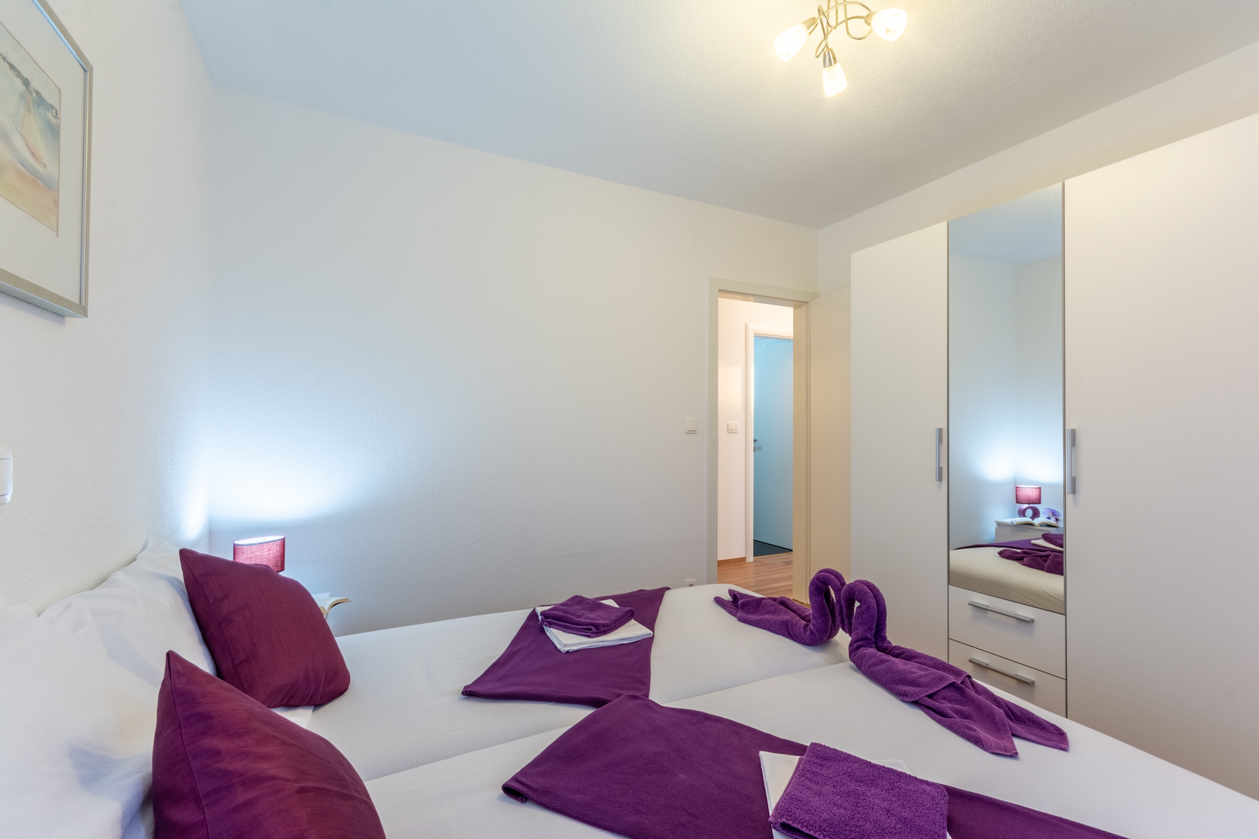 Two bedroom apartment with terrace and sea view Stanići, Omiš  A-a