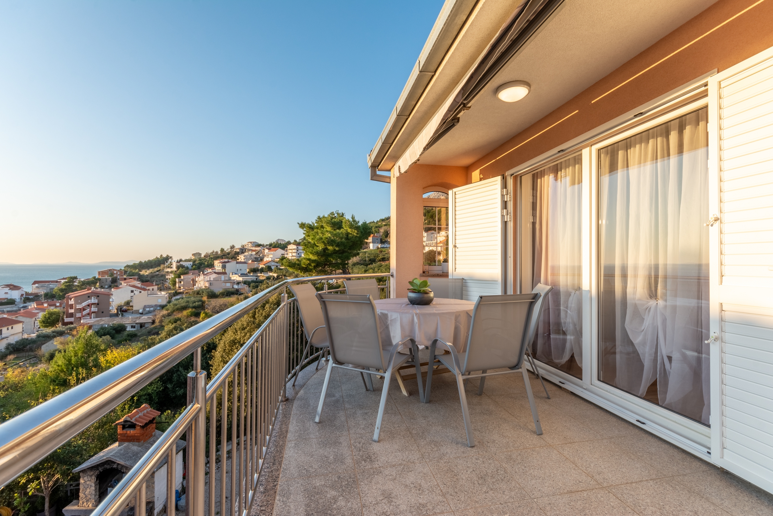 Two bedroom apartment with terrace and sea view Stanići, Omiš  A-a