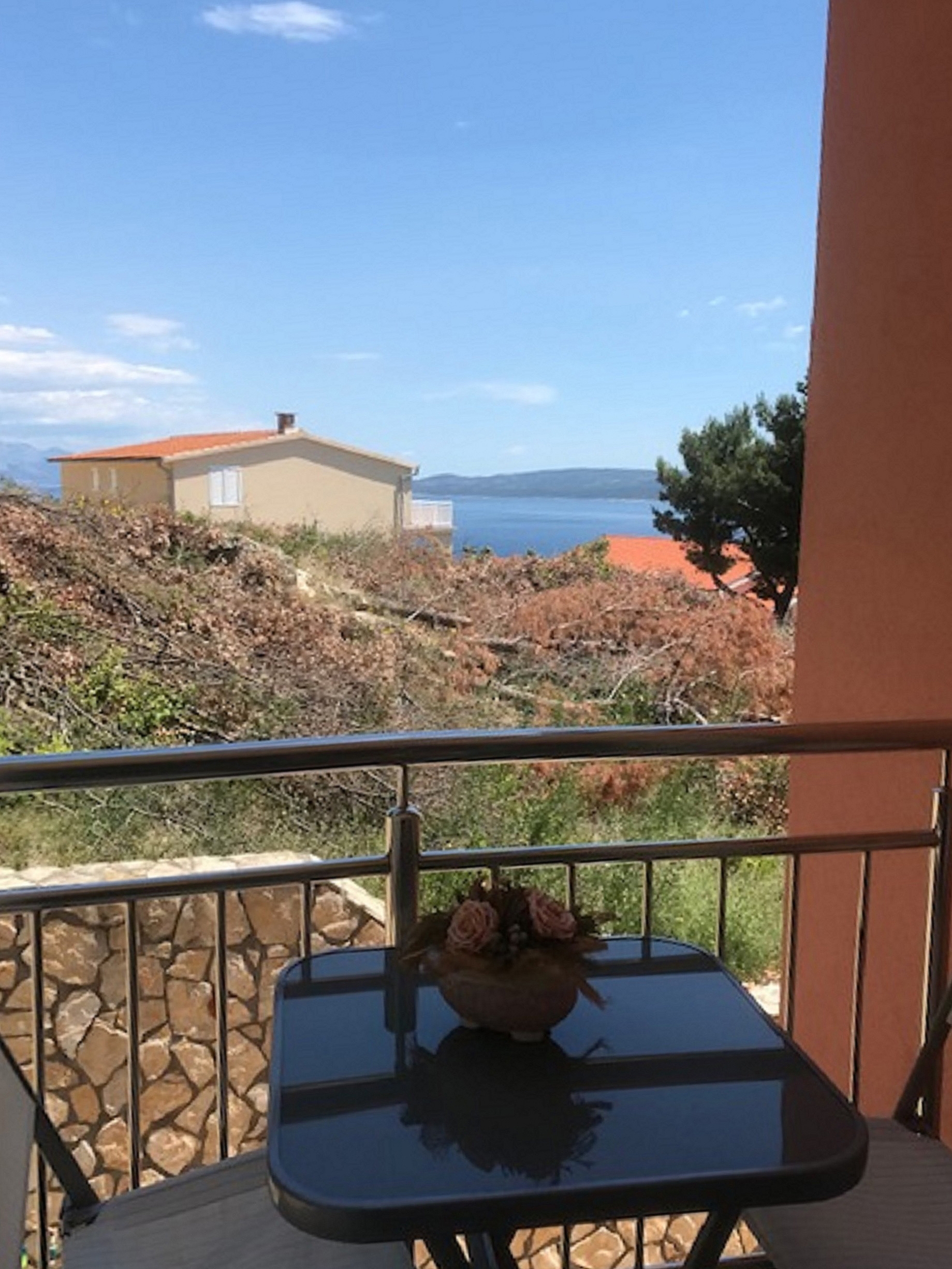 Studio flat with balcony and sea view Stanići, Omiš  AS-a