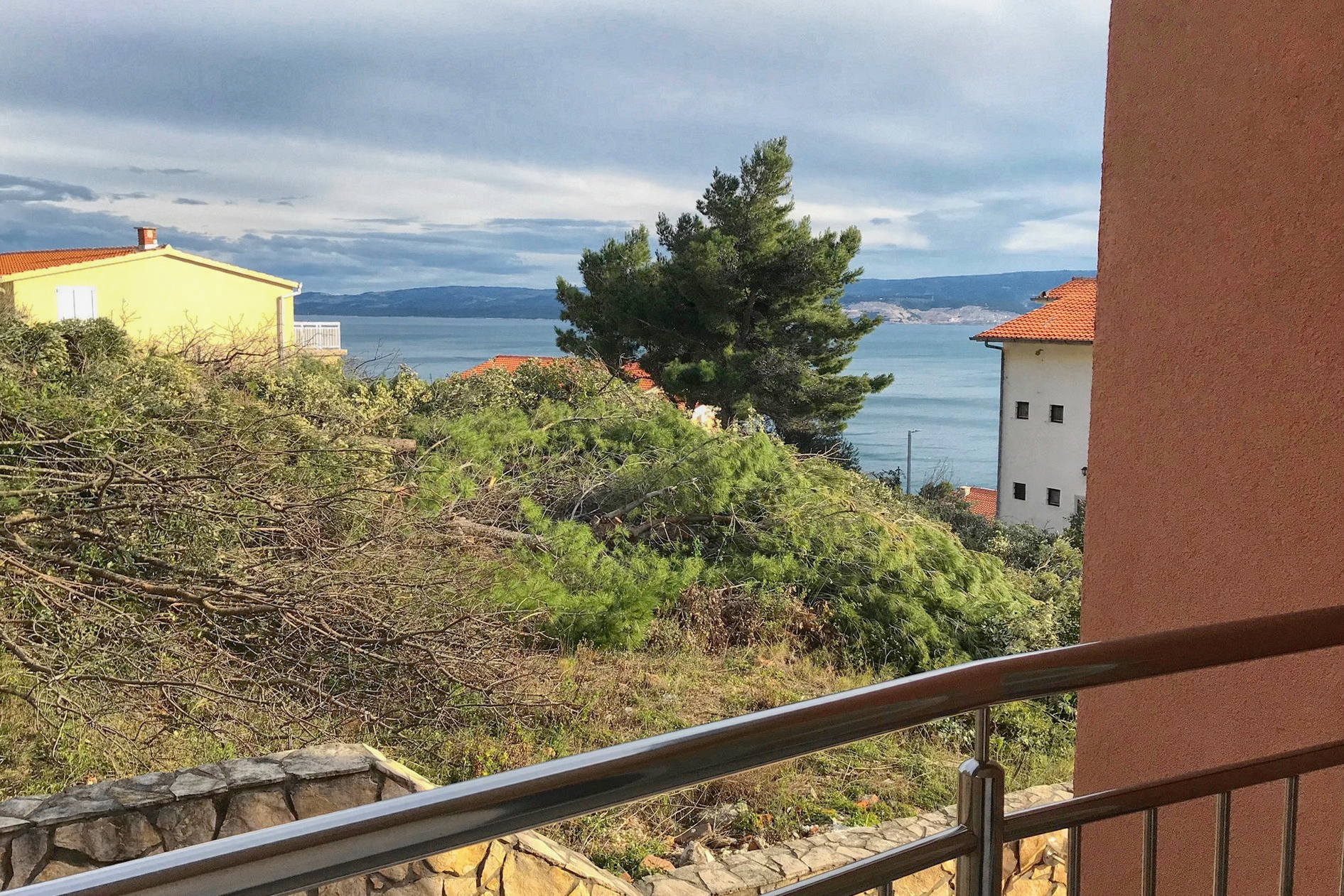 Studio flat with balcony and sea view Stanići, Omiš  AS-a