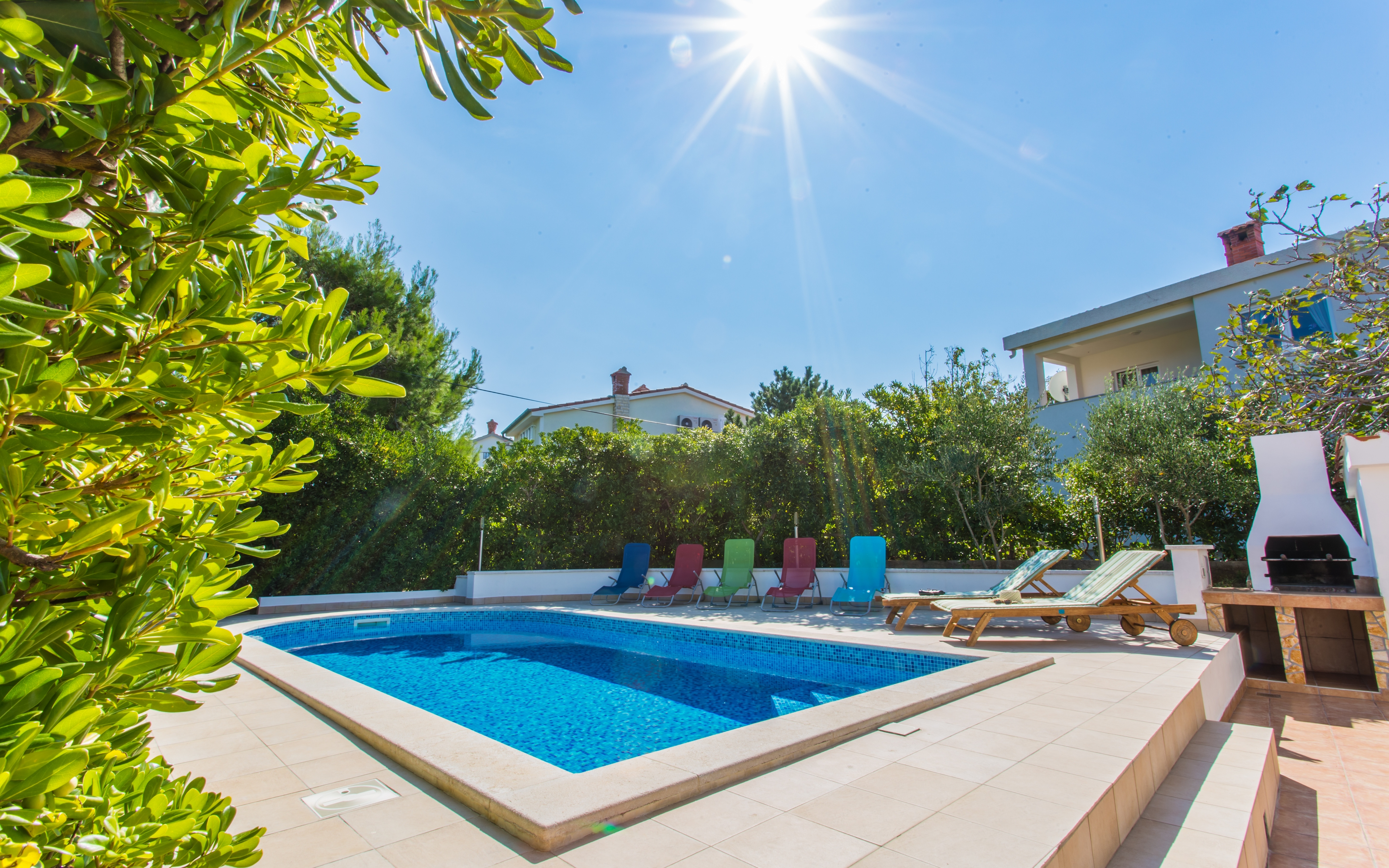 Two bedroom apartment with terrace Šilo, Krk  A-b