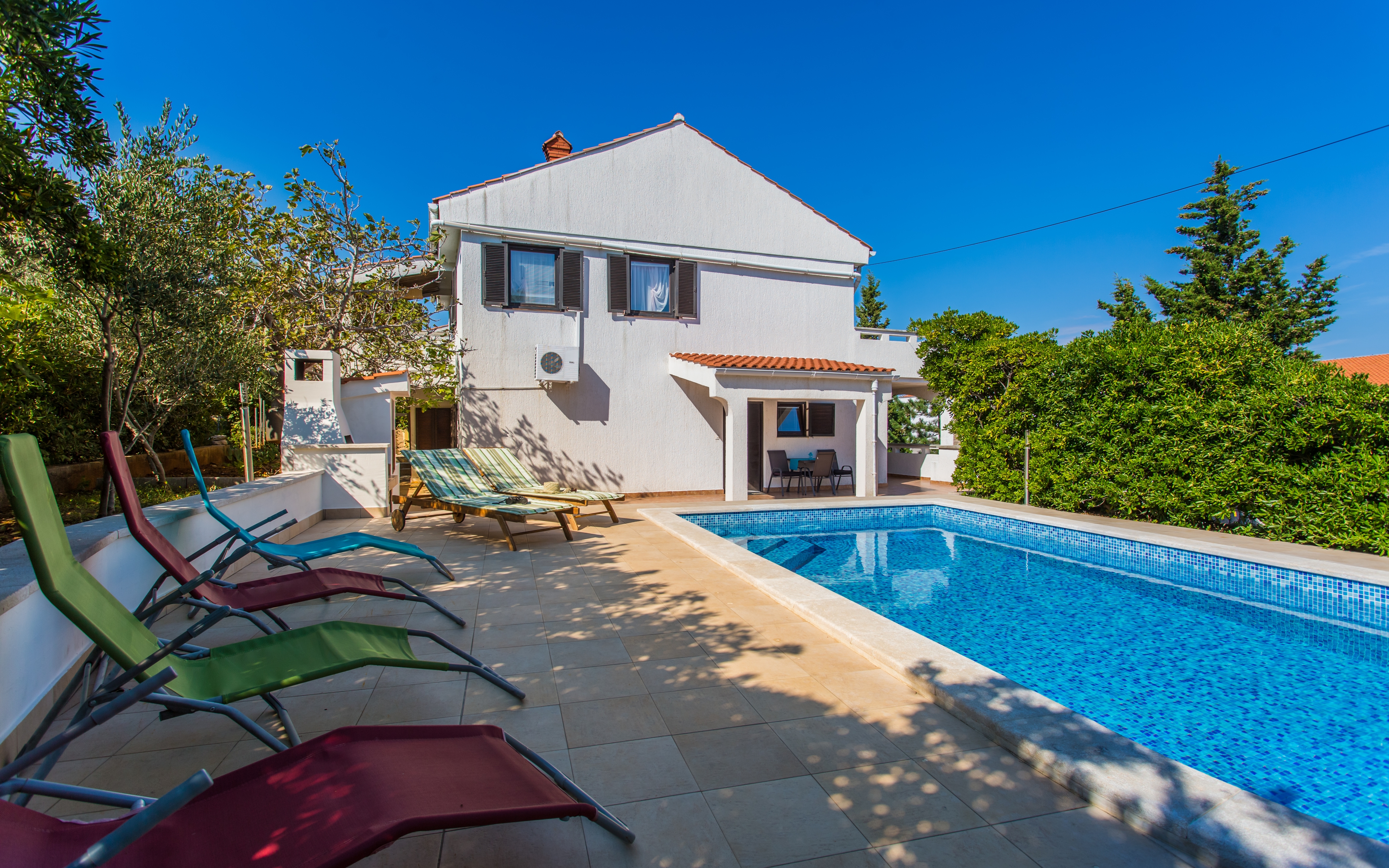 Two bedroom apartment with terrace Šilo, Krk  A-b