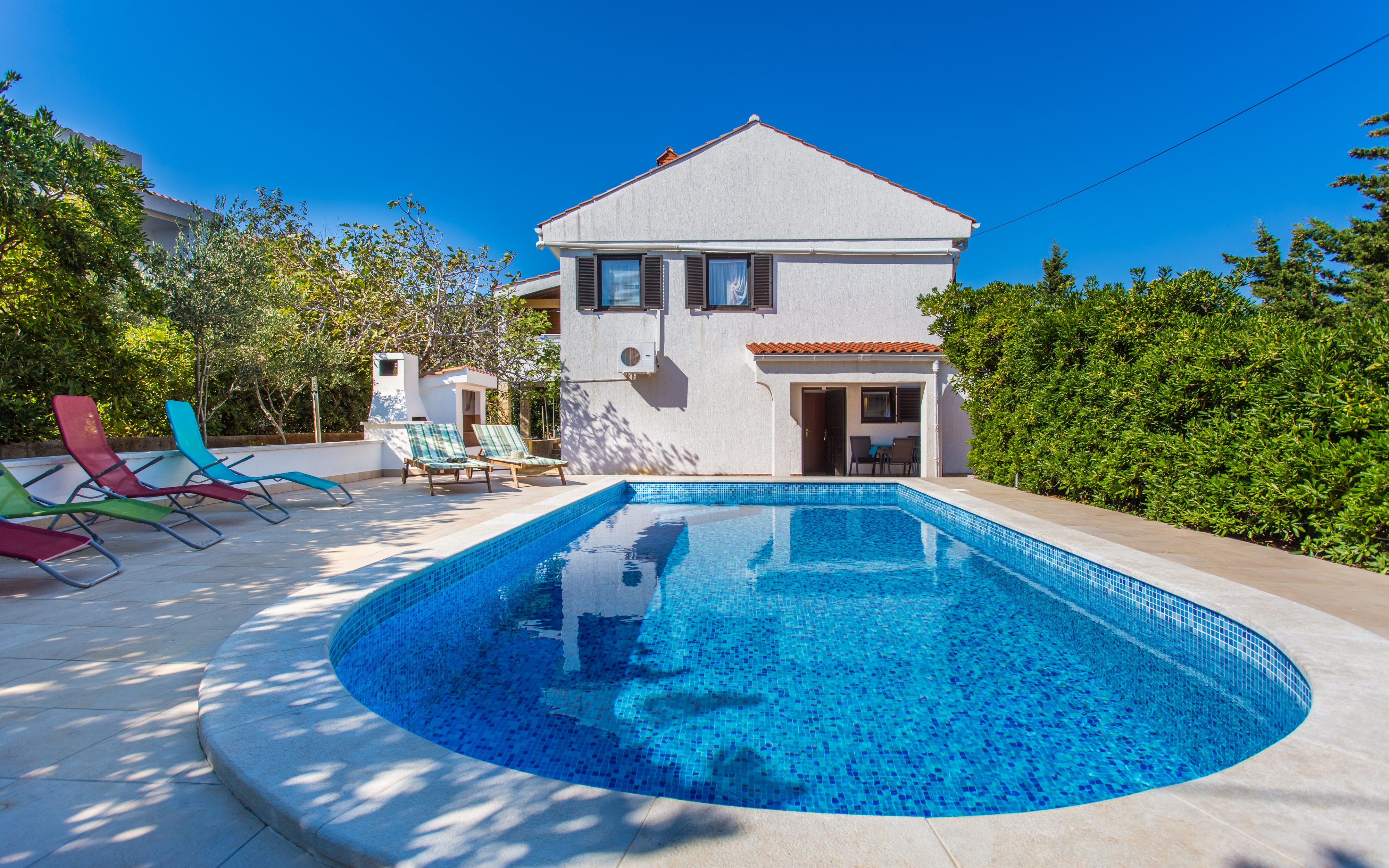 Two bedroom apartment with terrace Šilo, Krk  A-b