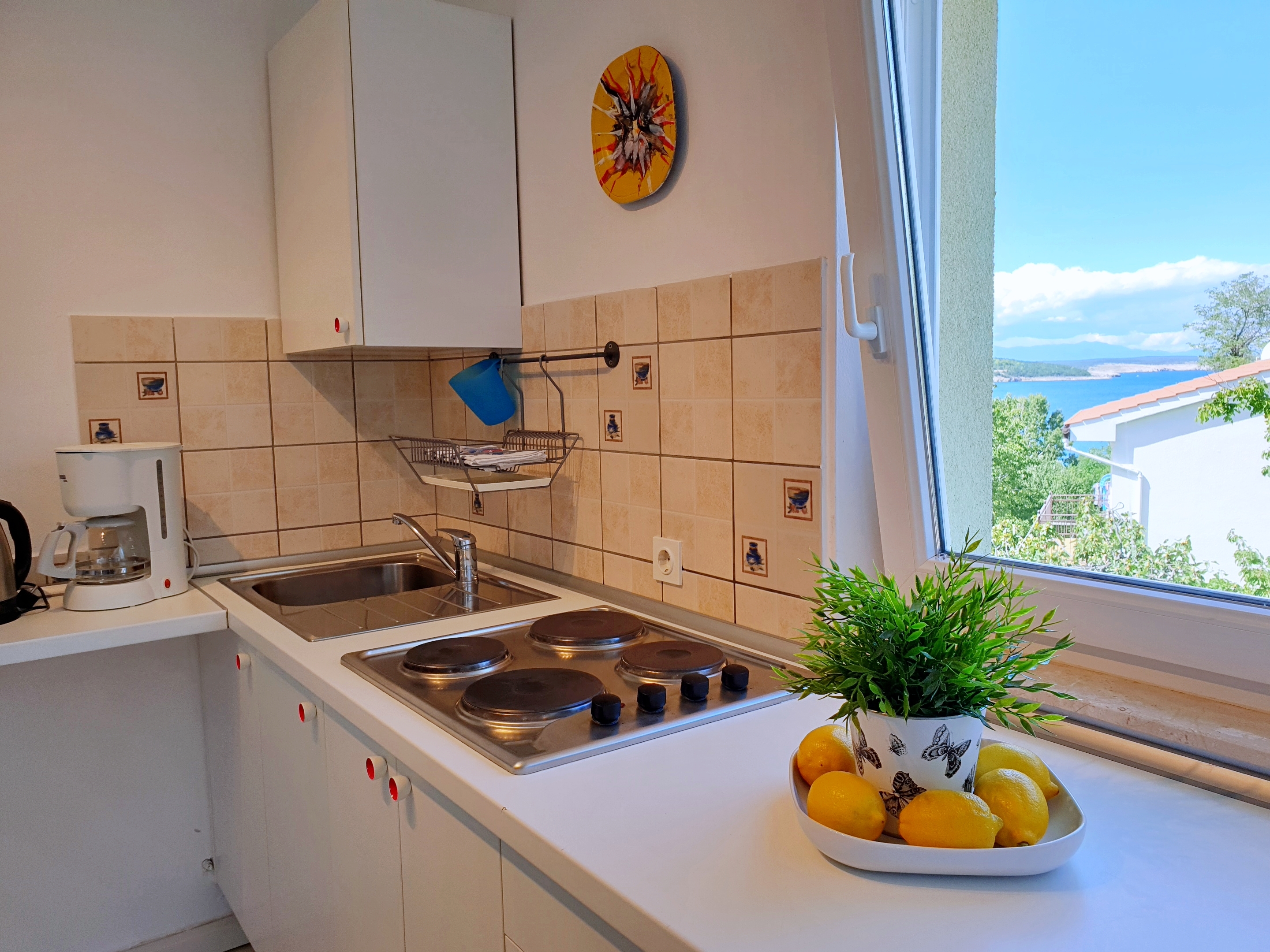 Two bedroom apartment with terrace Šilo, Krk  A-b