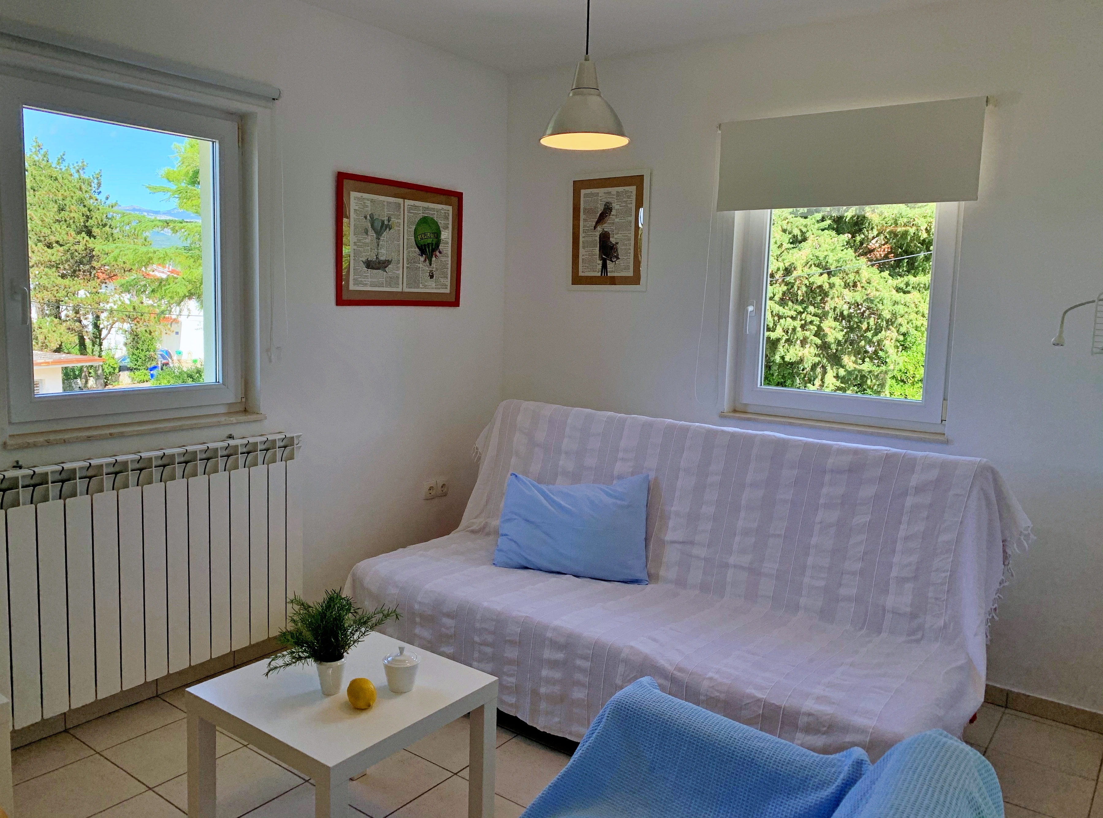 Two bedroom apartment with terrace Šilo, Krk  A-b