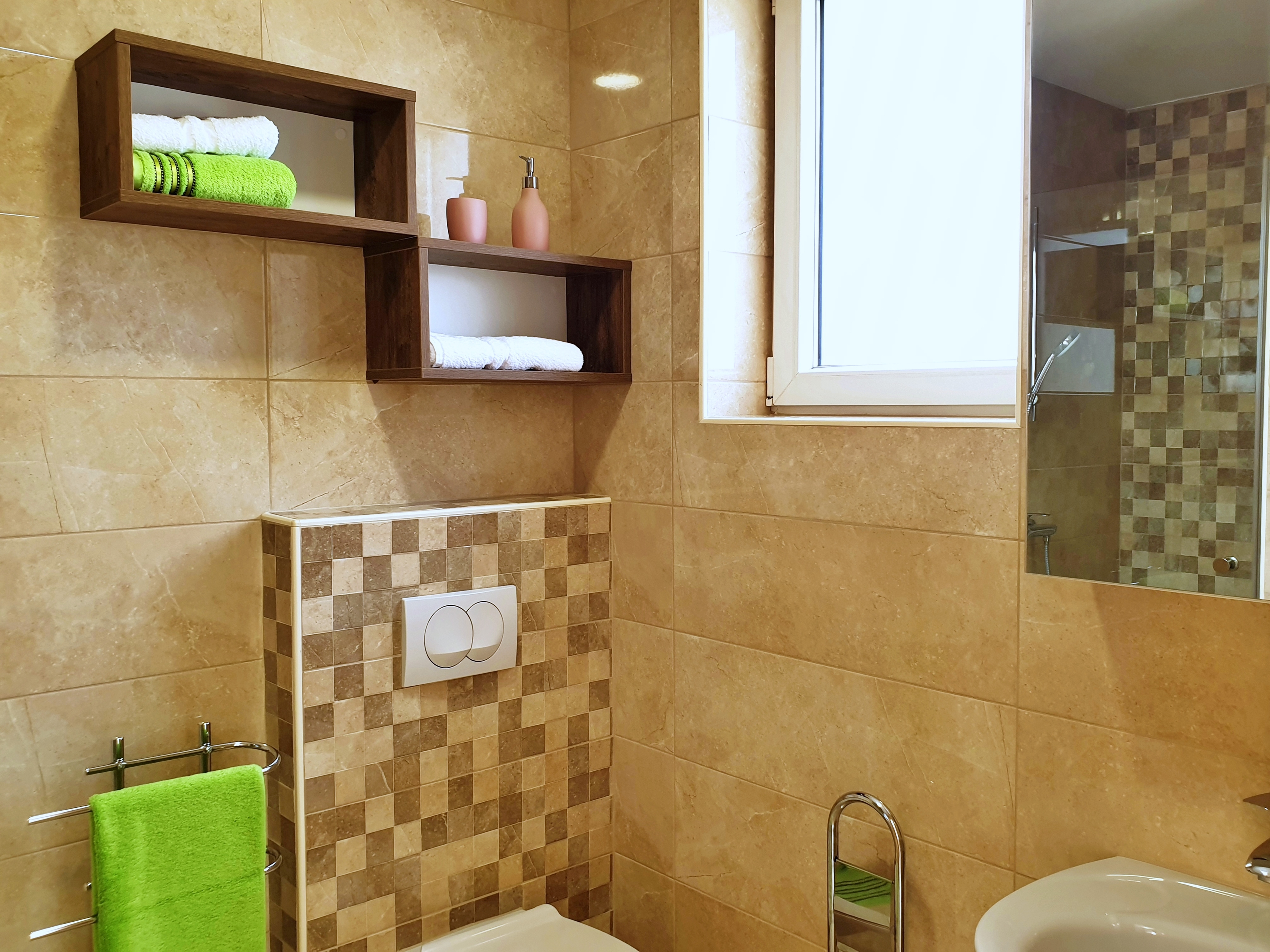 Two bedroom apartment with terrace and sea view Šilo, Krk  A-c