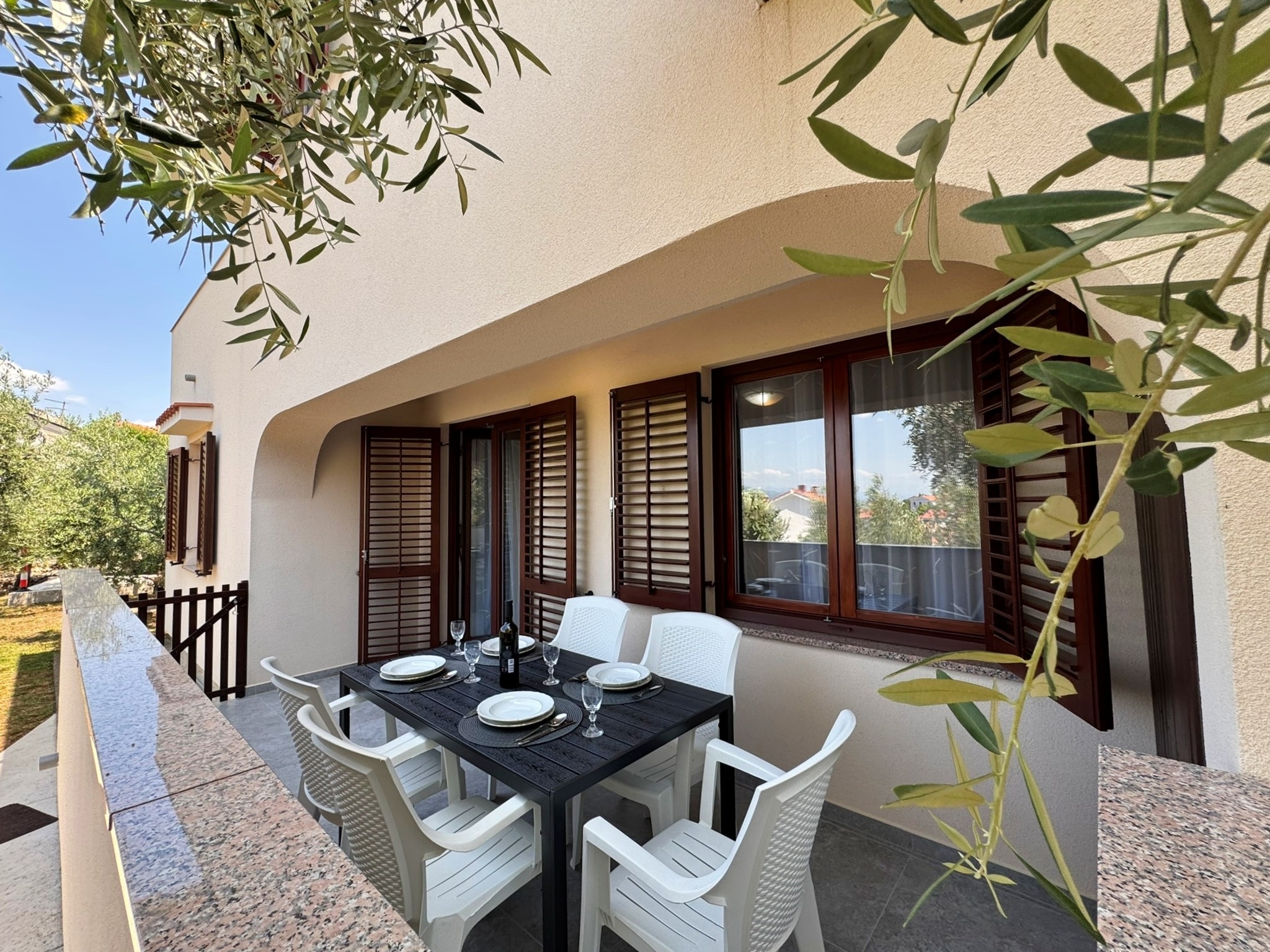 Two bedroom apartment with terrace Šilo, Krk (A-18692-b)