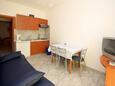 Šilo, Dining room in the apartment, air condition available, (pet friendly) and WiFi.