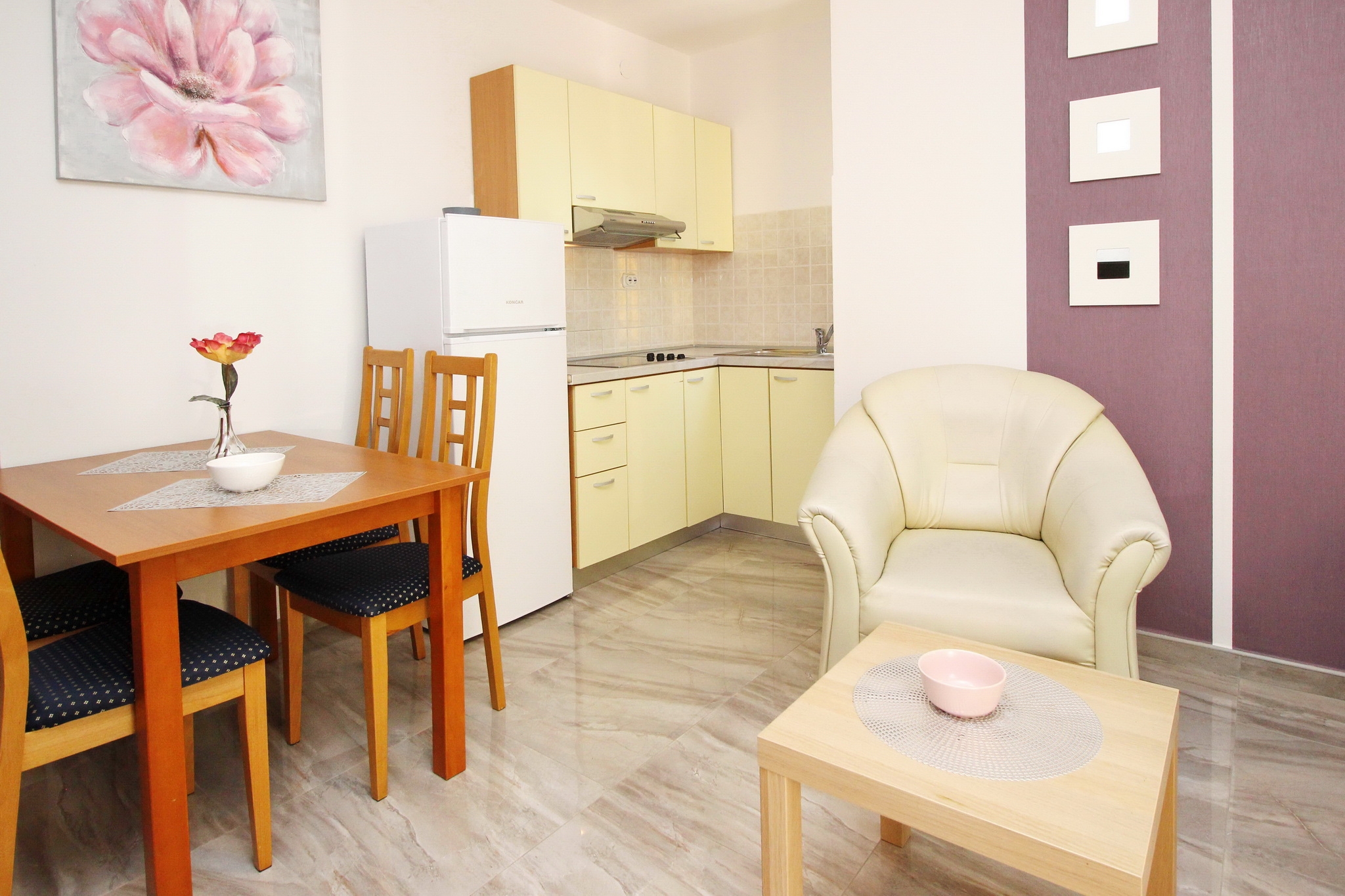 Two bedroom apartment with terrace Baška, Krk  A-a