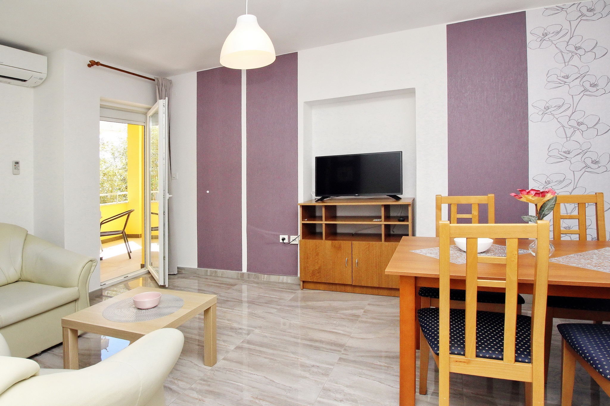 Two bedroom apartment with terrace Baška, Krk  A-a