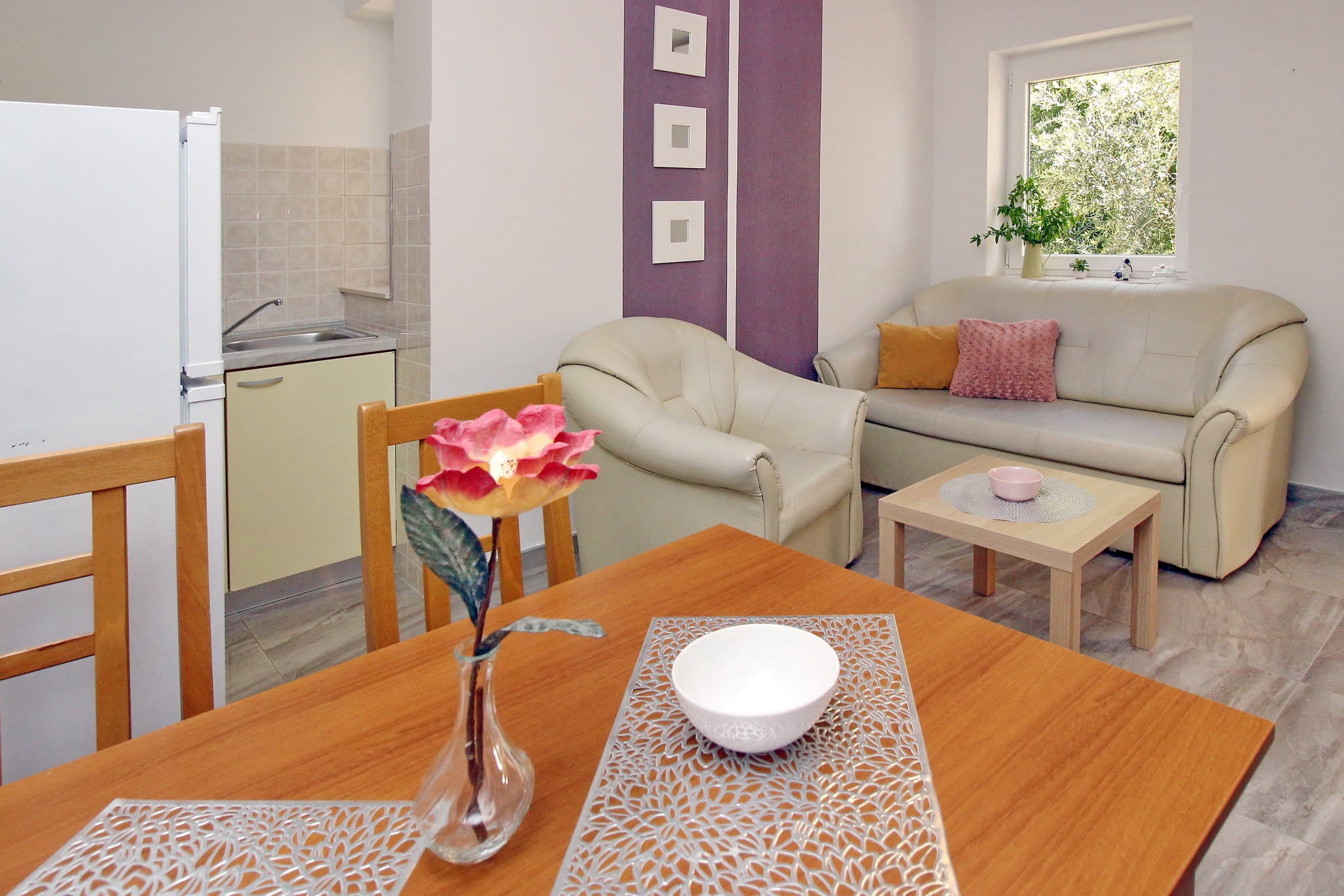 Two bedroom apartment with terrace Baška, Krk  A-a