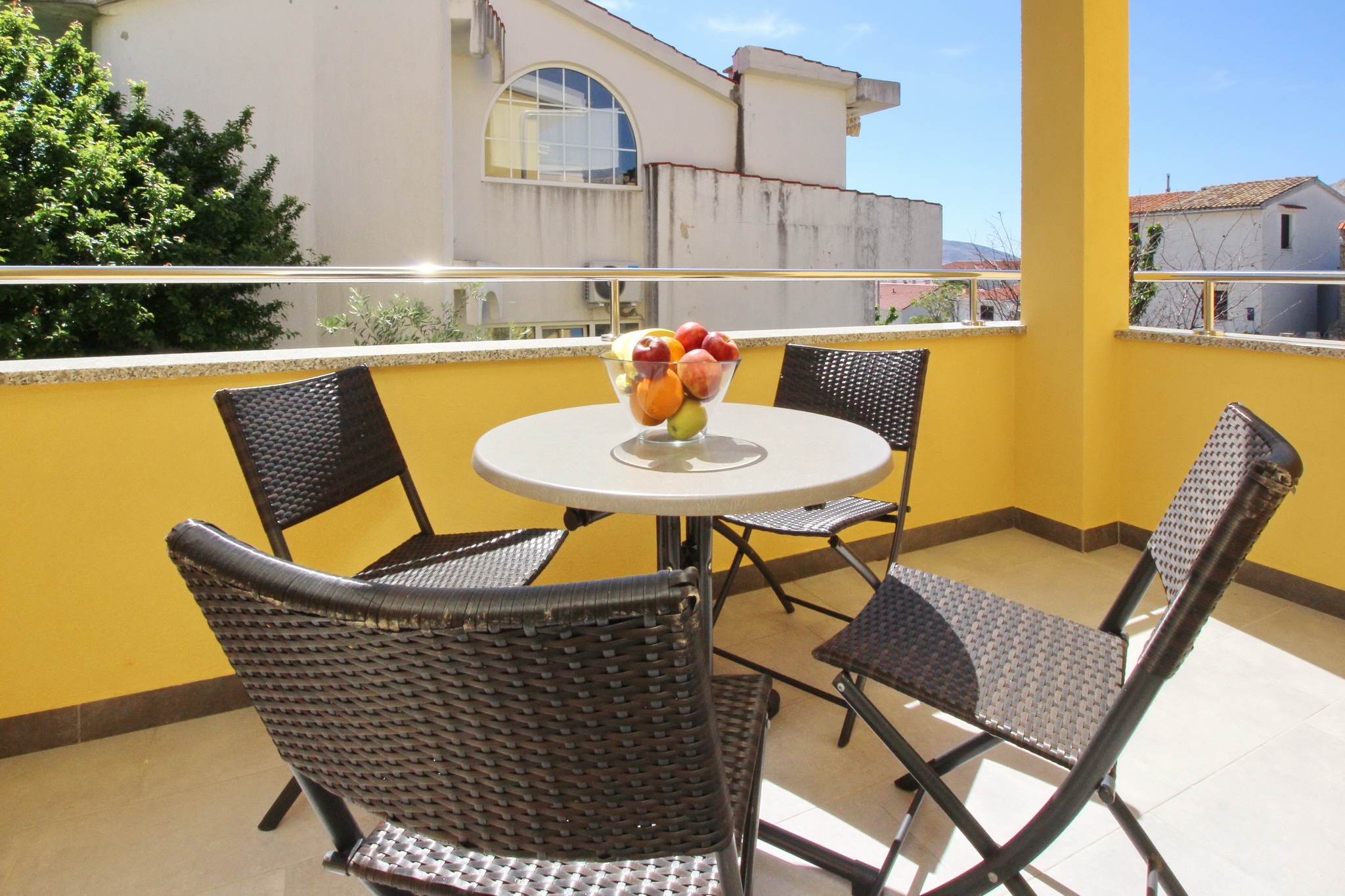 Two bedroom apartment with terrace Baška, Krk (A-18716-d)