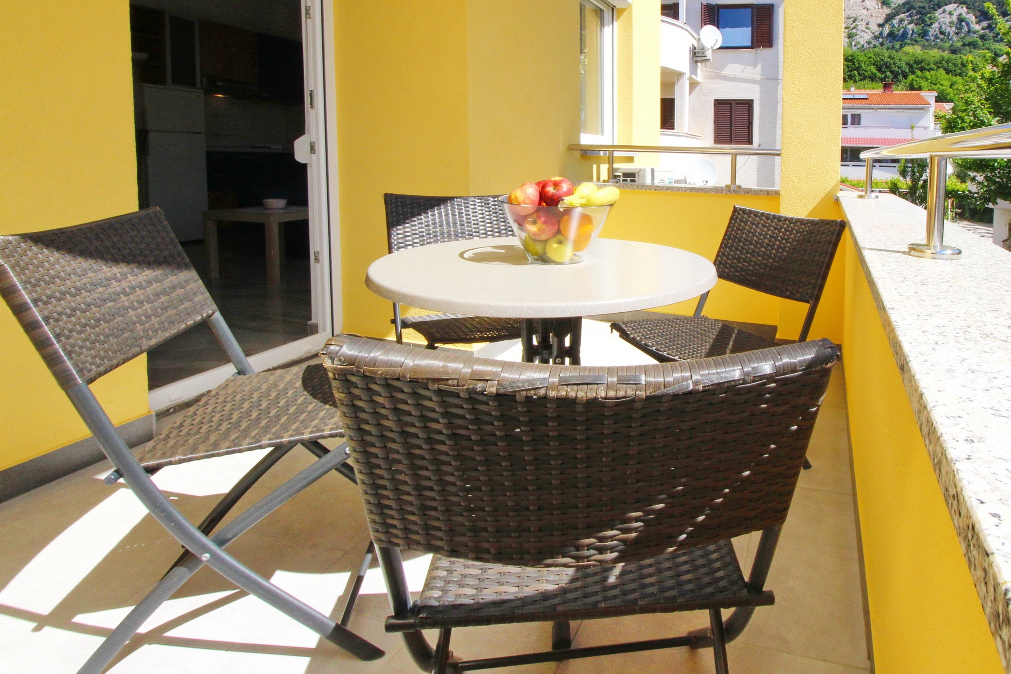 Two bedroom apartment with terrace Baška, Krk  A-d