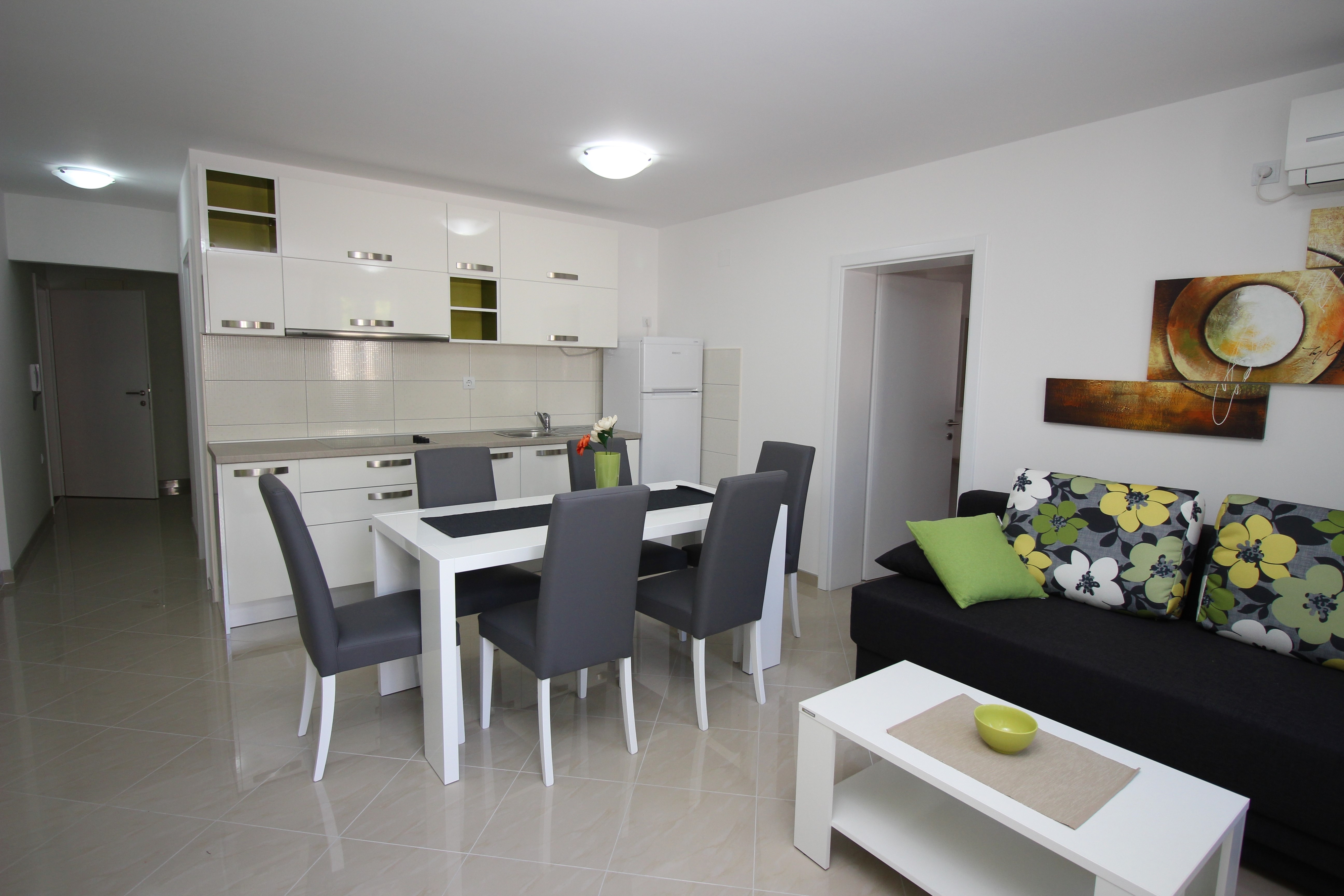 Two bedroom apartment with terrace Baška, Krk (A-18733-b)