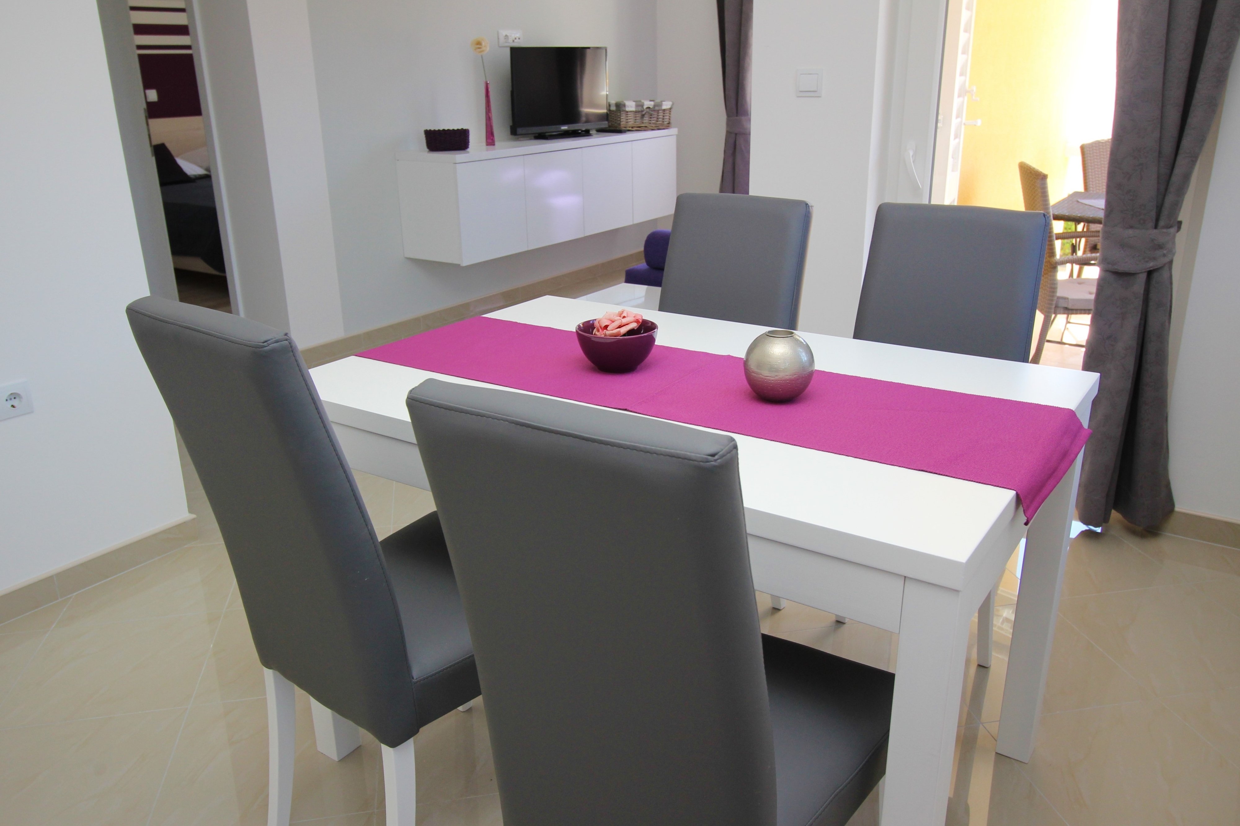 One bedroom apartment with balcony Baška, Krk (A-18733-f)