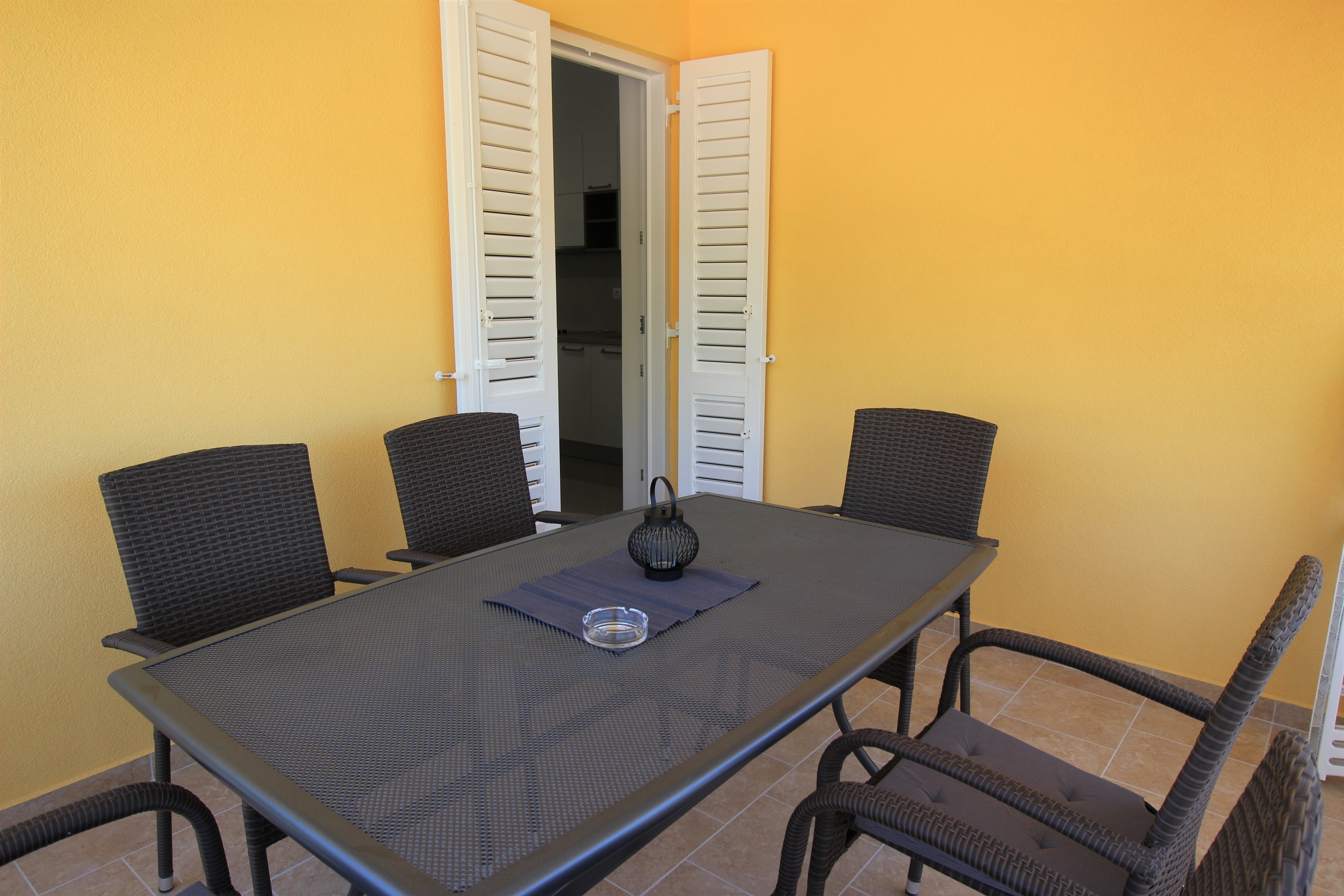 Two bedroom apartment with terrace Baška, Krk (A-18733-h)