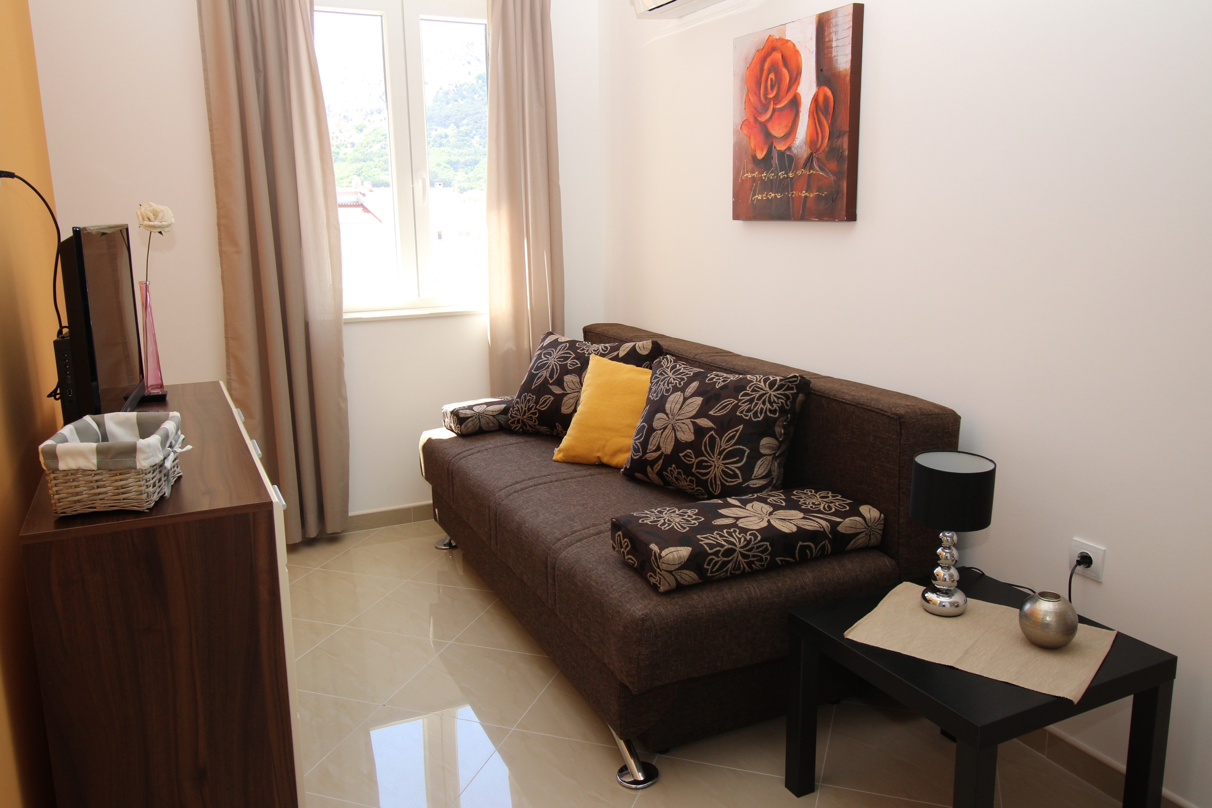 One bedroom apartment with balcony Baška, Krk (A-18733-i)