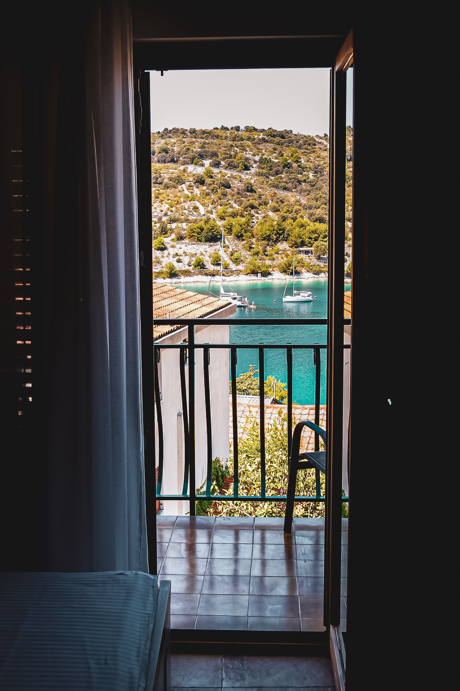 One bedroom apartment with balcony and sea view Sevid, Trogir  A-a