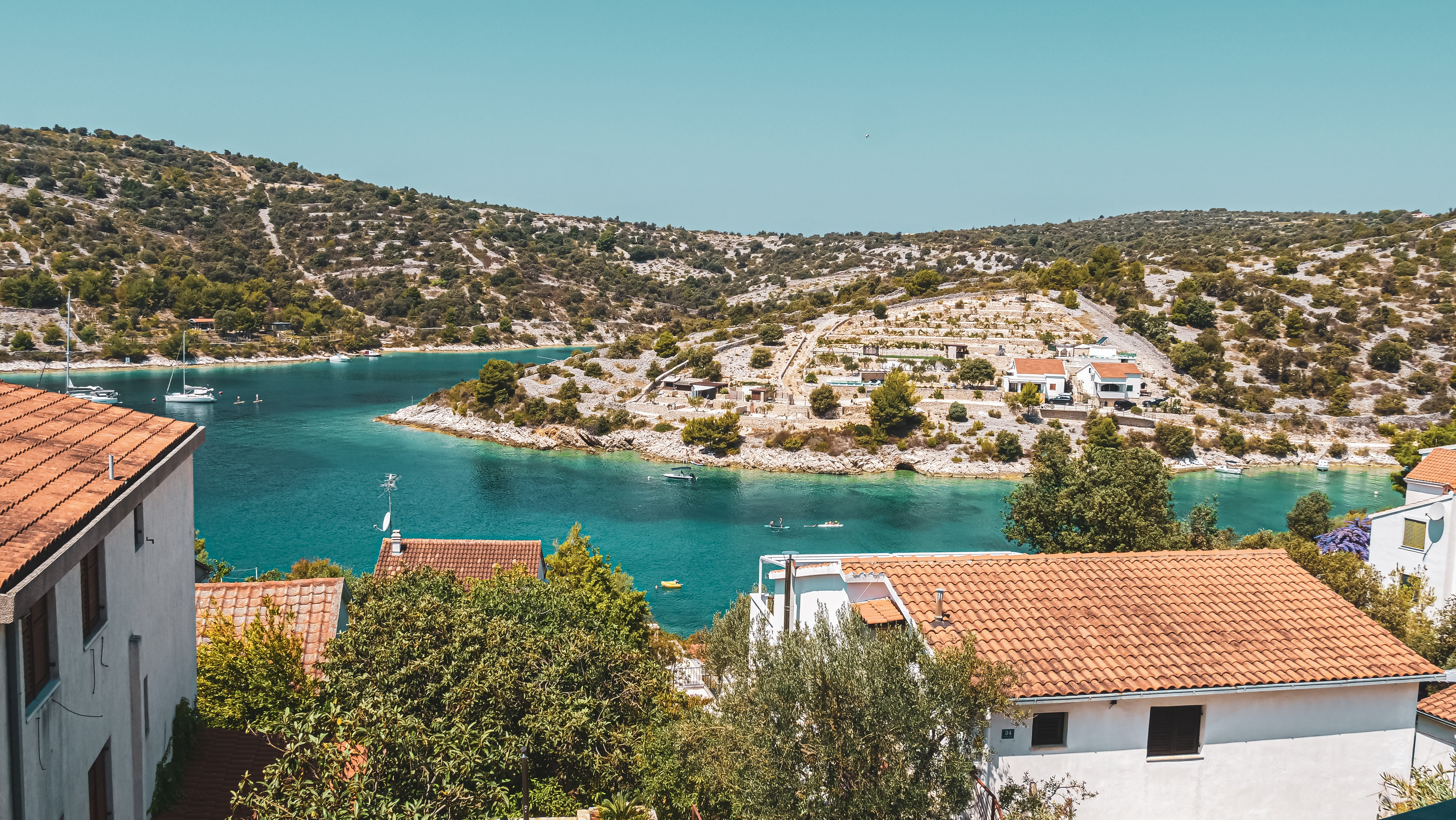 One bedroom apartment with balcony and sea view Sevid, Trogir  A-a