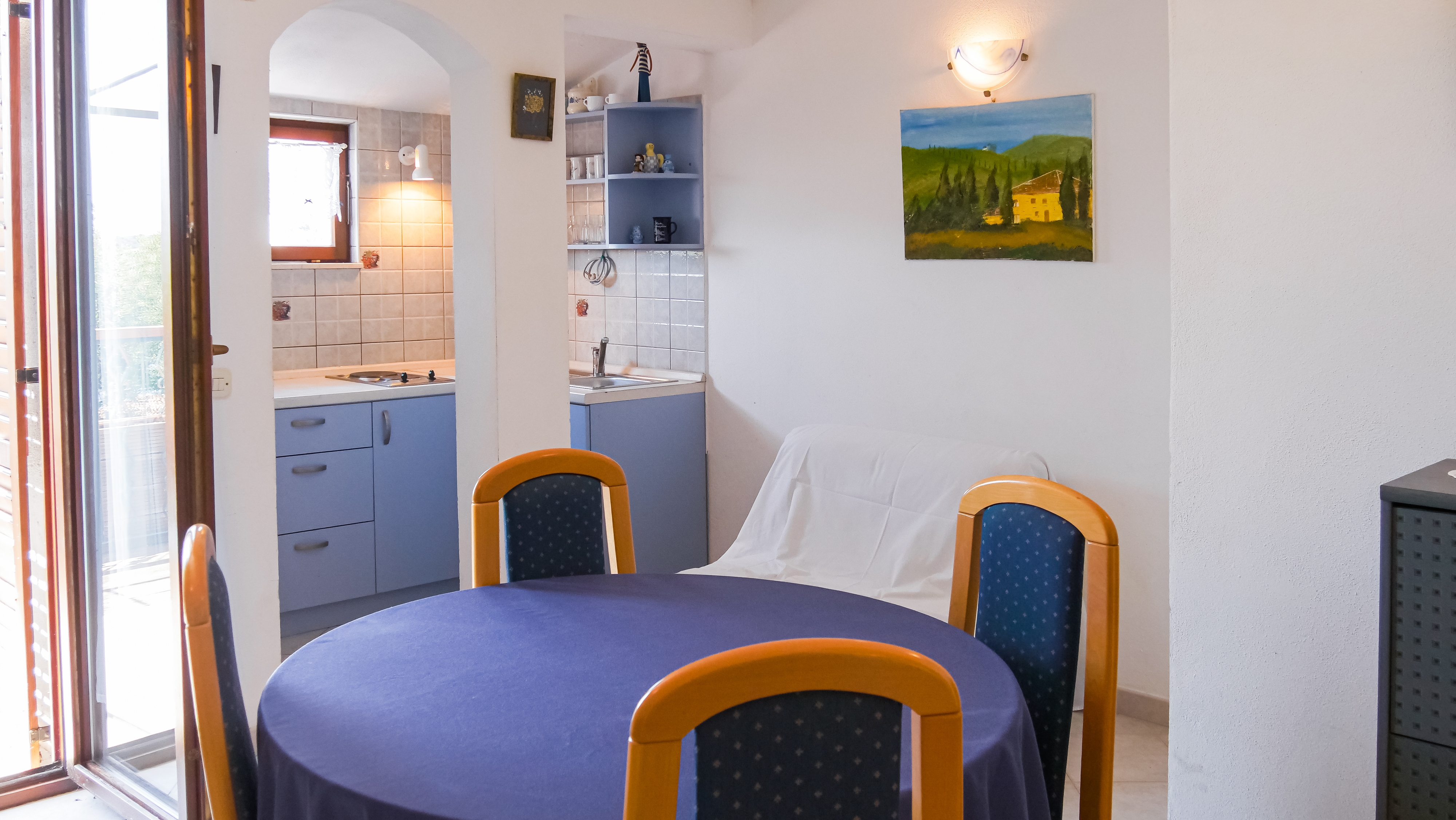 One bedroom apartment with terrace and sea view Sevid, Trogir  A-b
