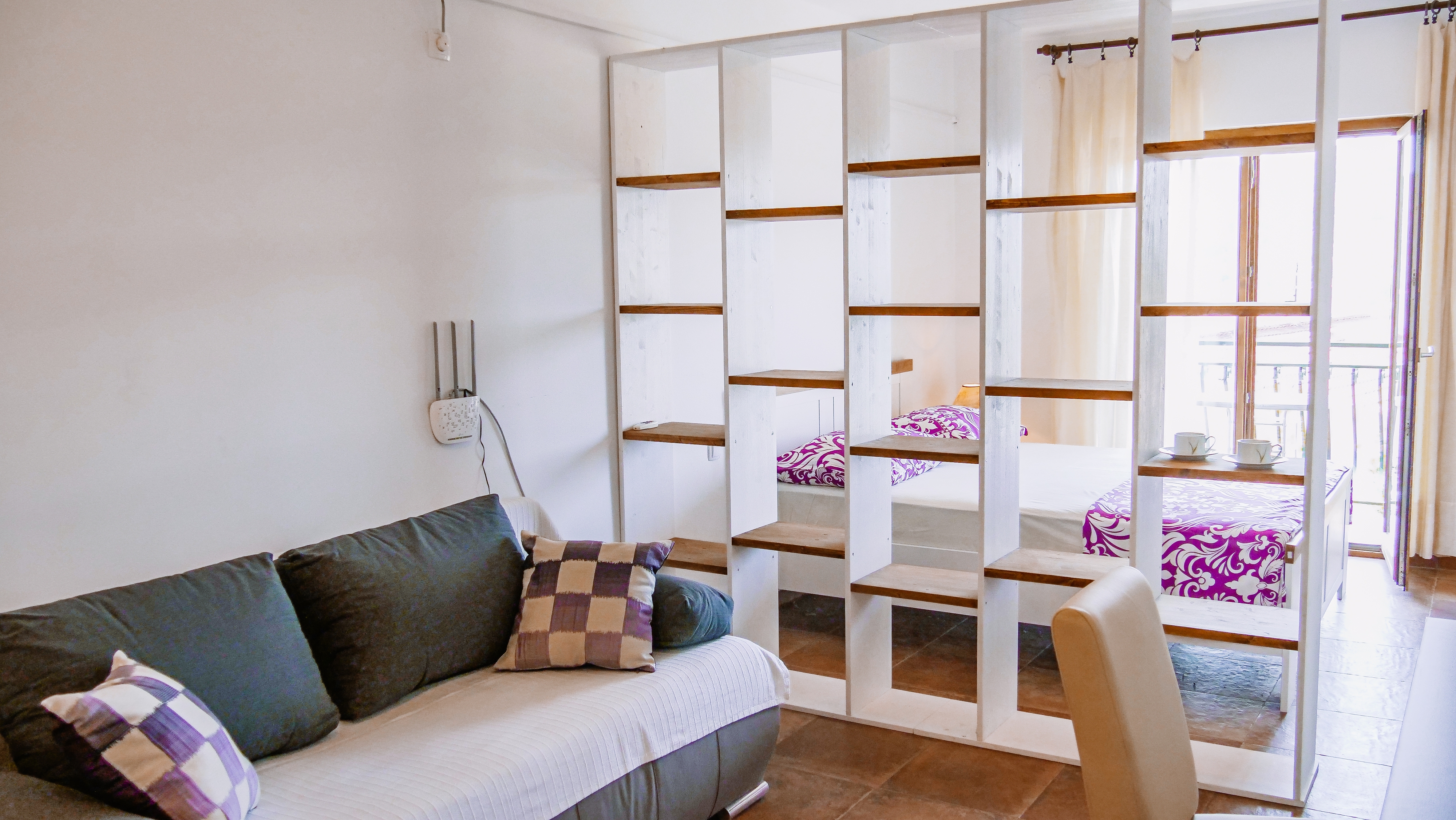 Studio flat with balcony and sea view Sevid, Trogir  AS-a