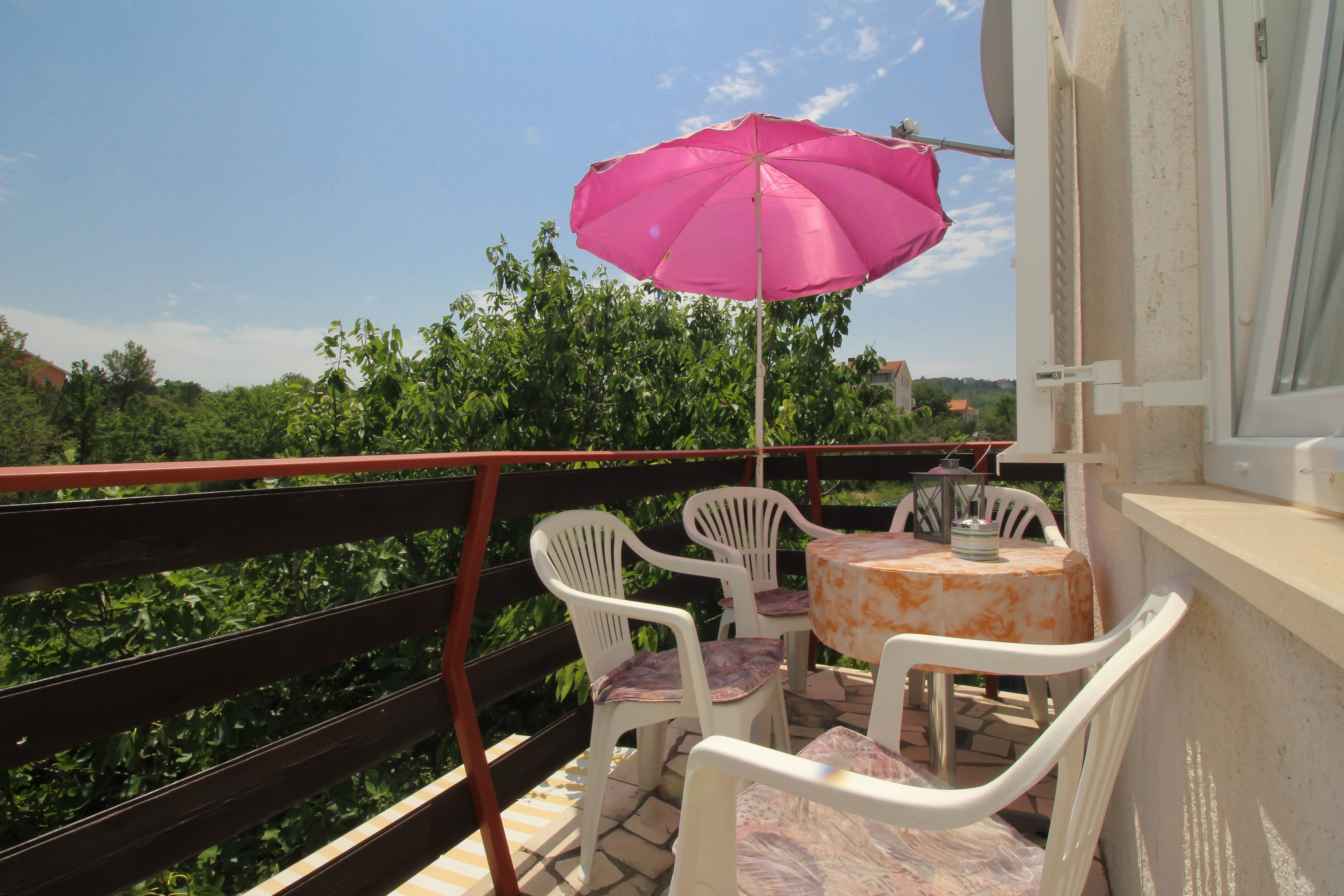 Two bedroom apartment with balcony Šilo, Krk  A-a