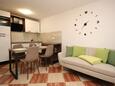Baška, Гостиная в размещении типа apartment, доступный кондиционер и WiFi.