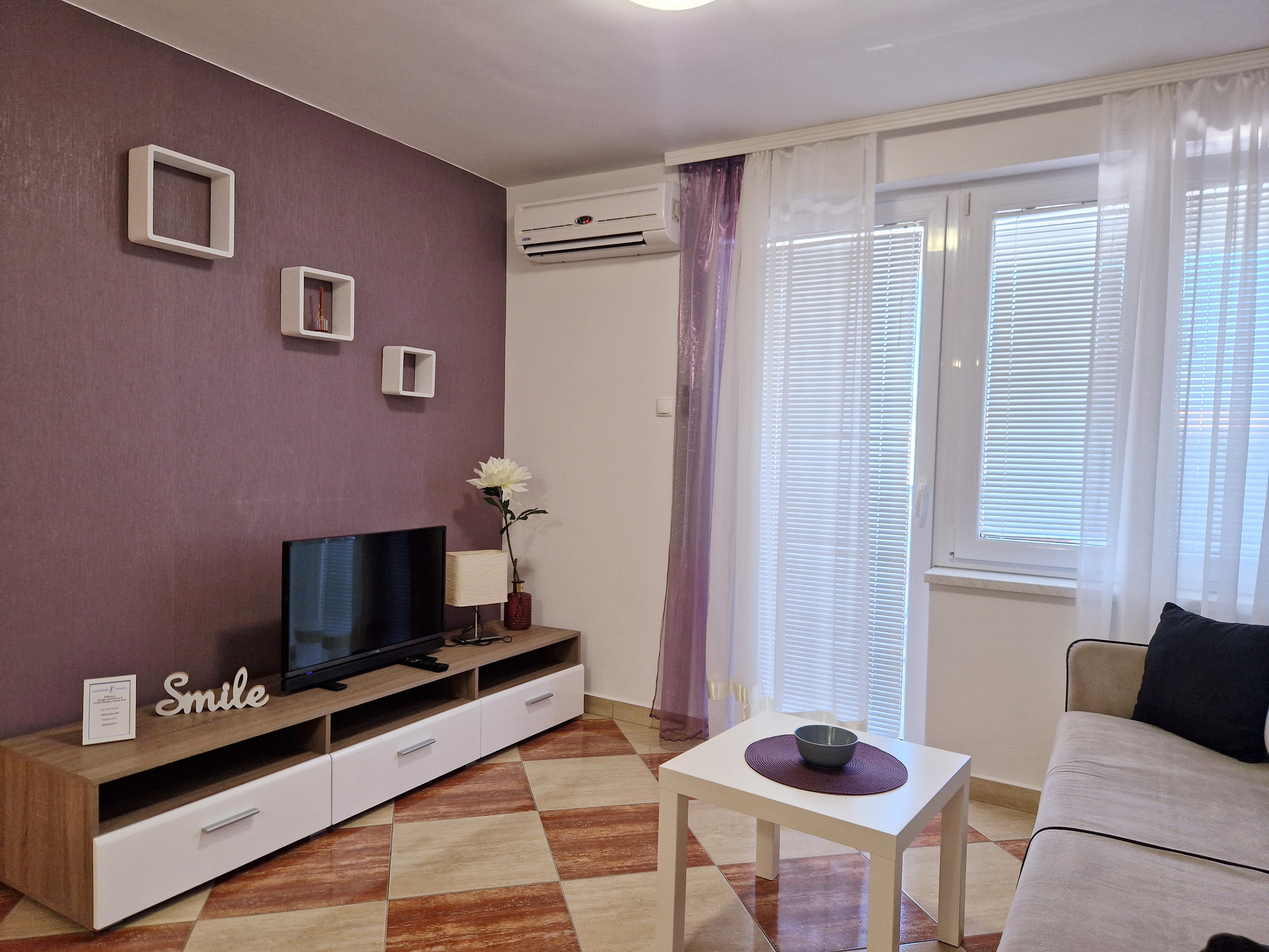 Two bedroom apartment with terrace Baška, Krk (A-18775-c)