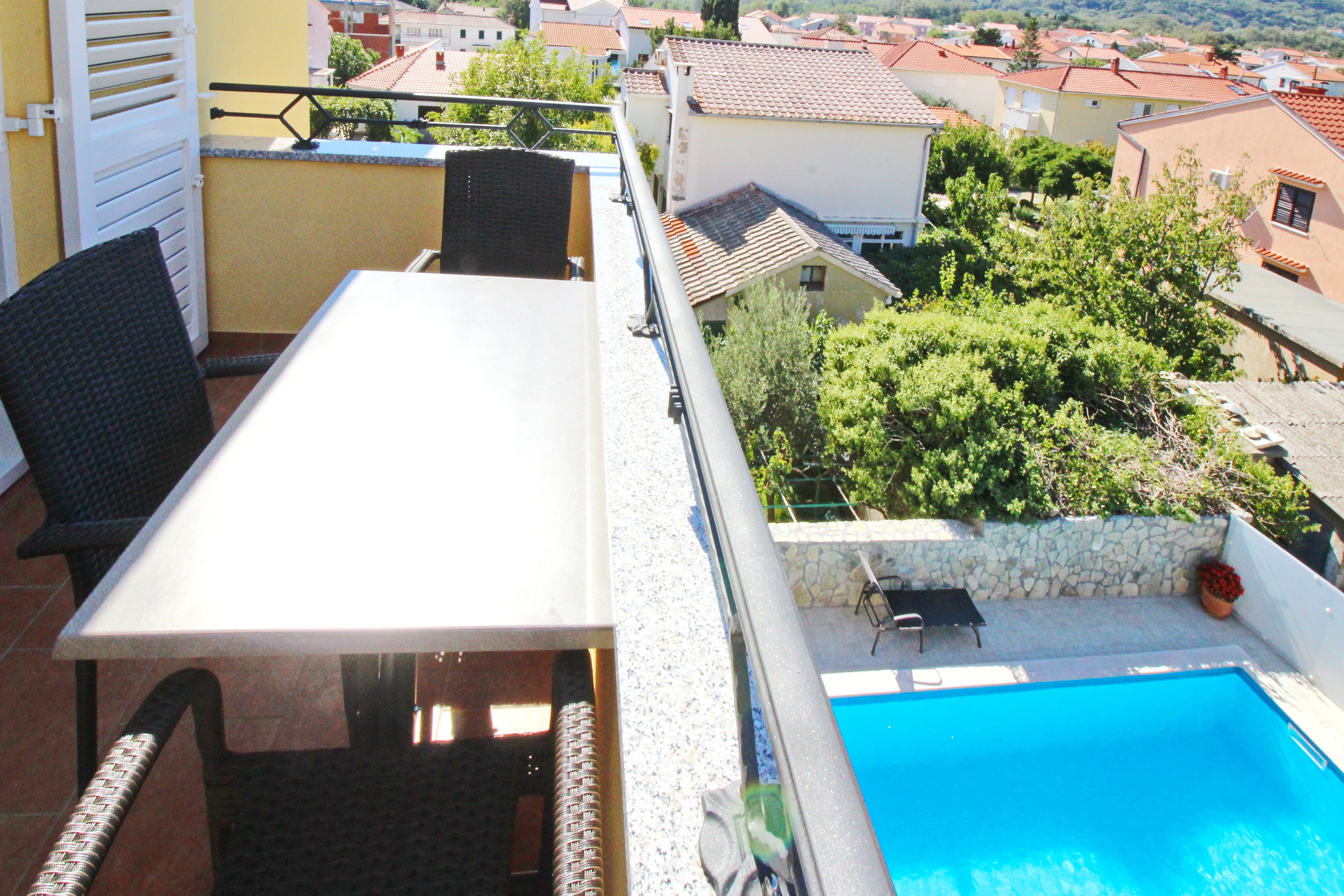 Two bedroom apartment with balcony Baška, Krk  A-g