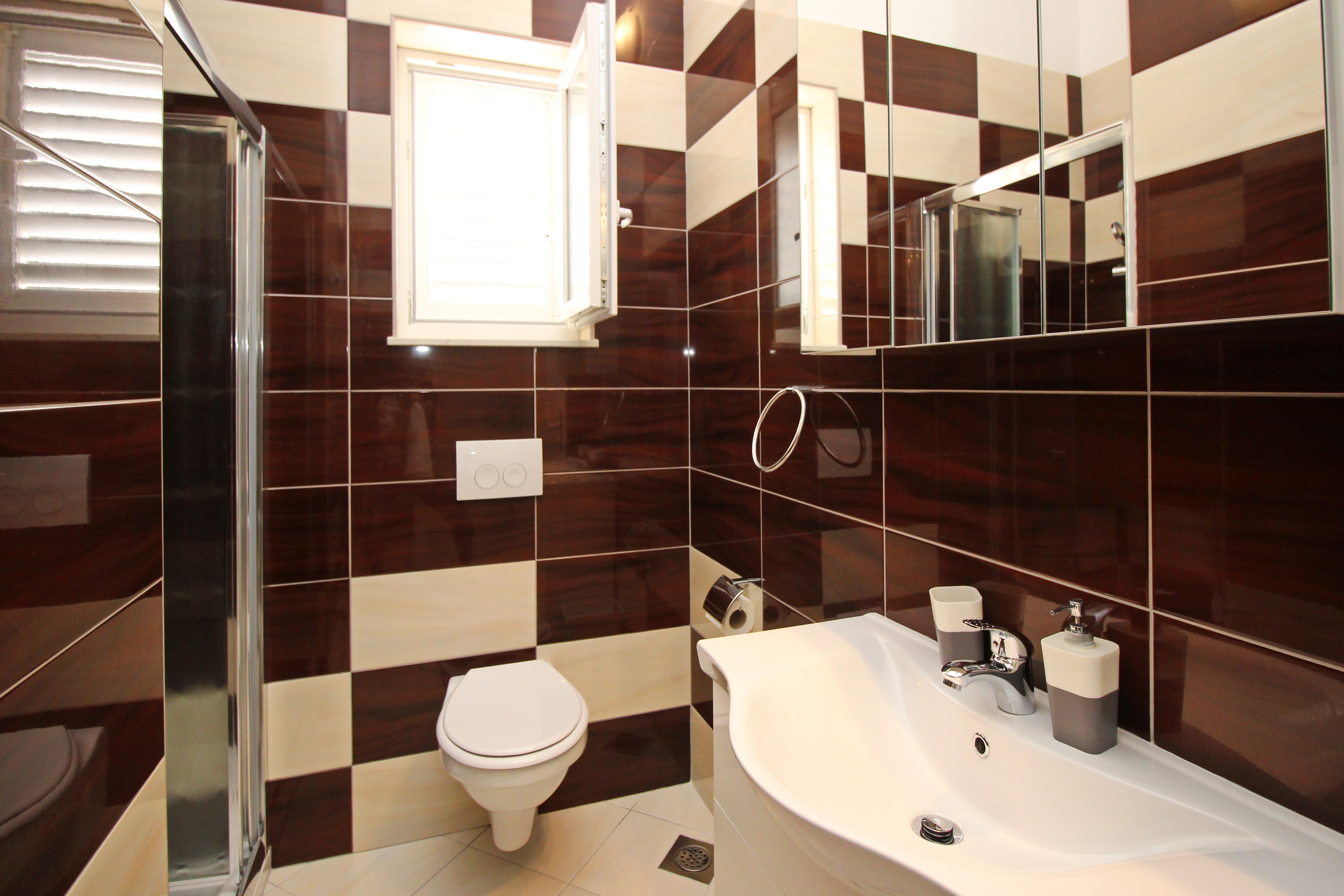 Two bedroom apartment with balcony Baška, Krk  A-g