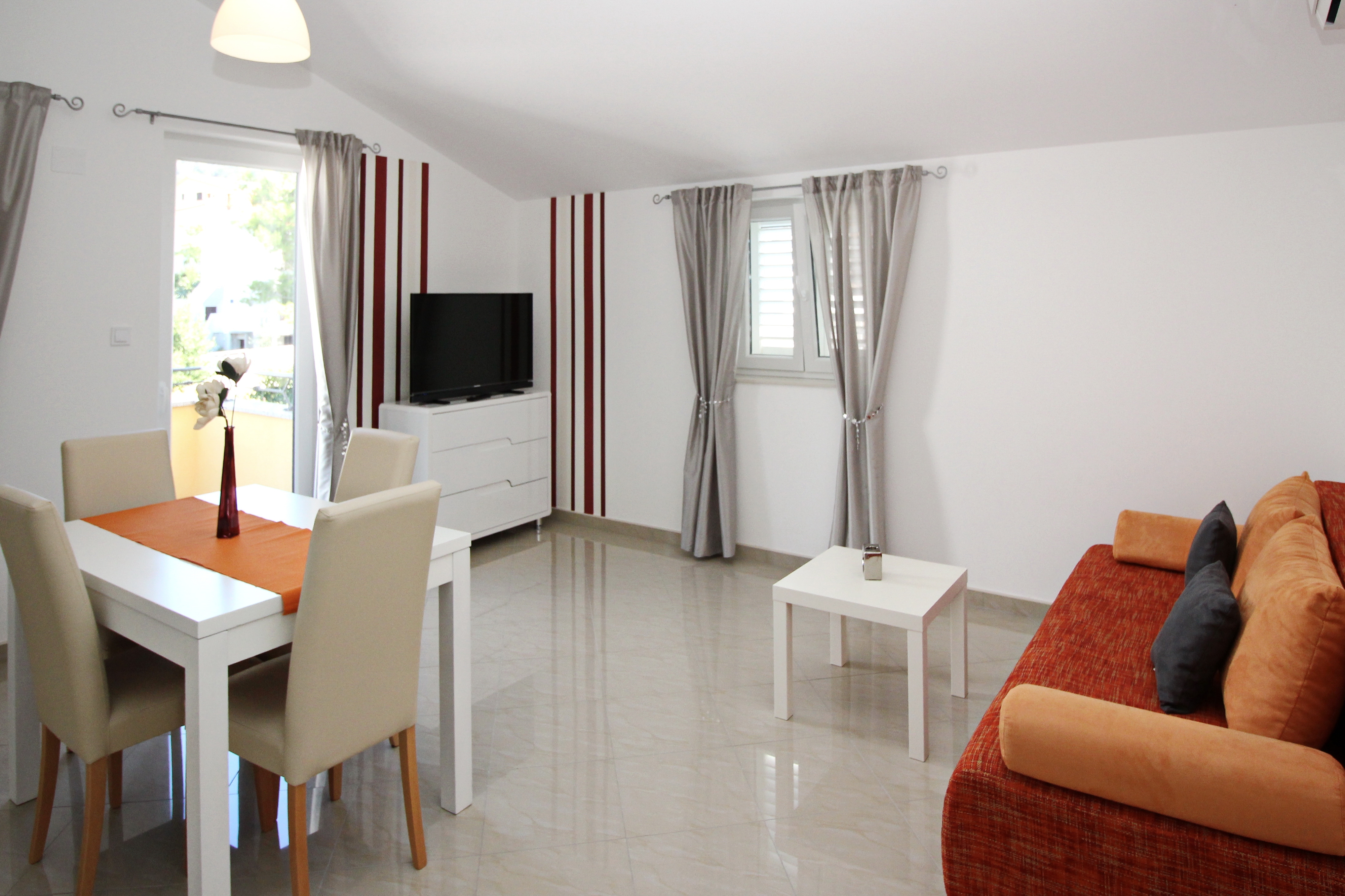 One bedroom apartment with balcony Baška, Krk (A-18780-i)