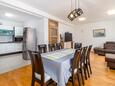 Pakoštane, Jídelna v ubytování typu apartment, s klimatizací a WiFi.