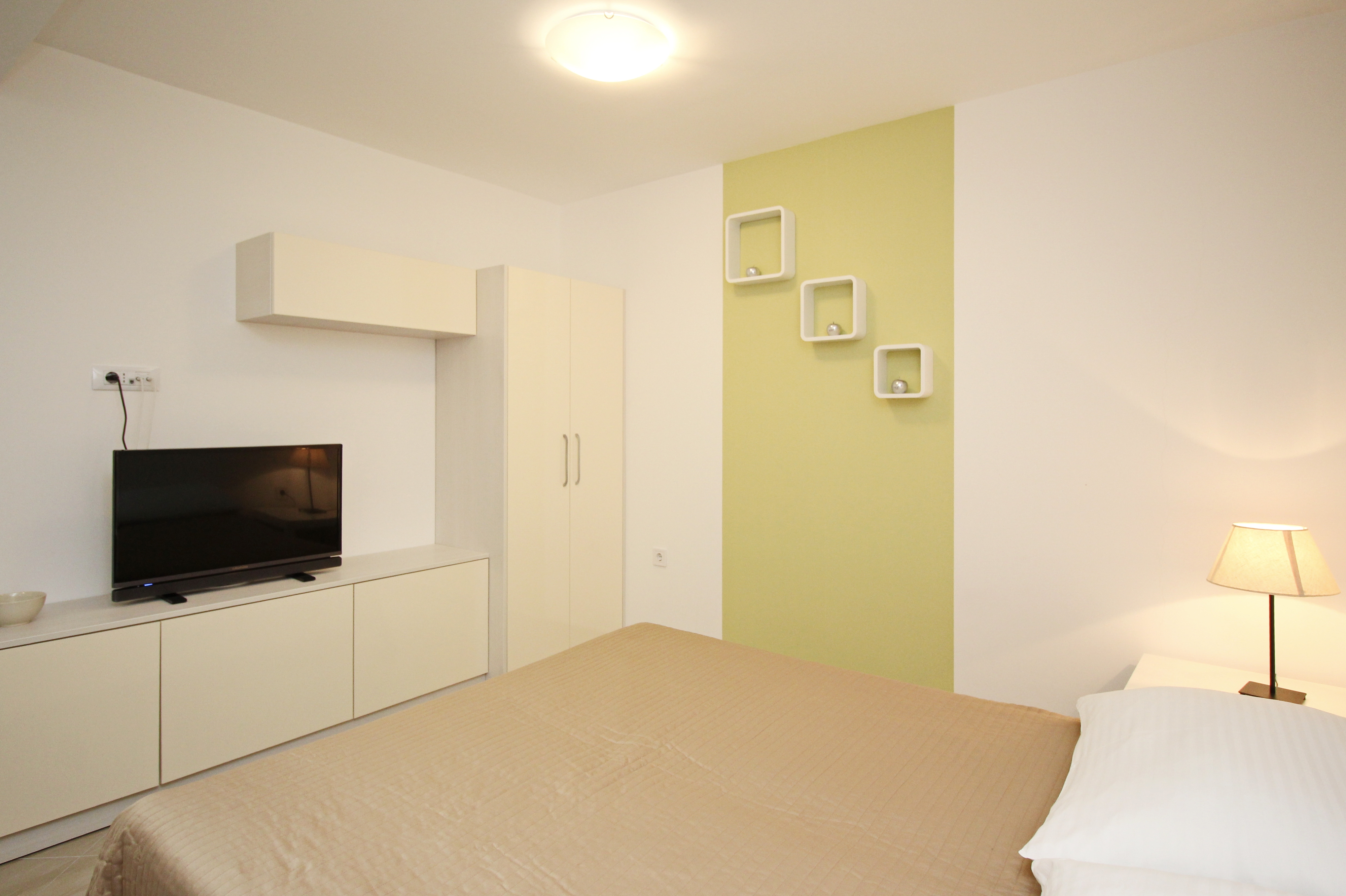 Studio flat with air-conditioning Baška, Krk (AS-18785-a)