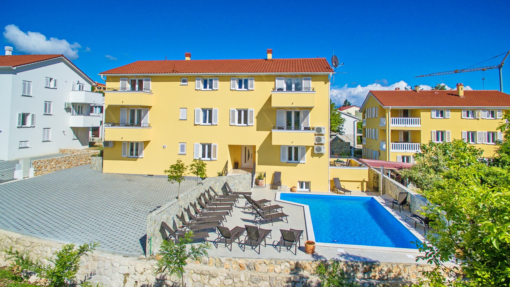 One bedroom apartment with air-conditioning Baška, Krk (A-18785-a)