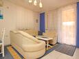 Obývací pokoj Baška, Obývací pokoj v ubytování typu apartment, WiFi.