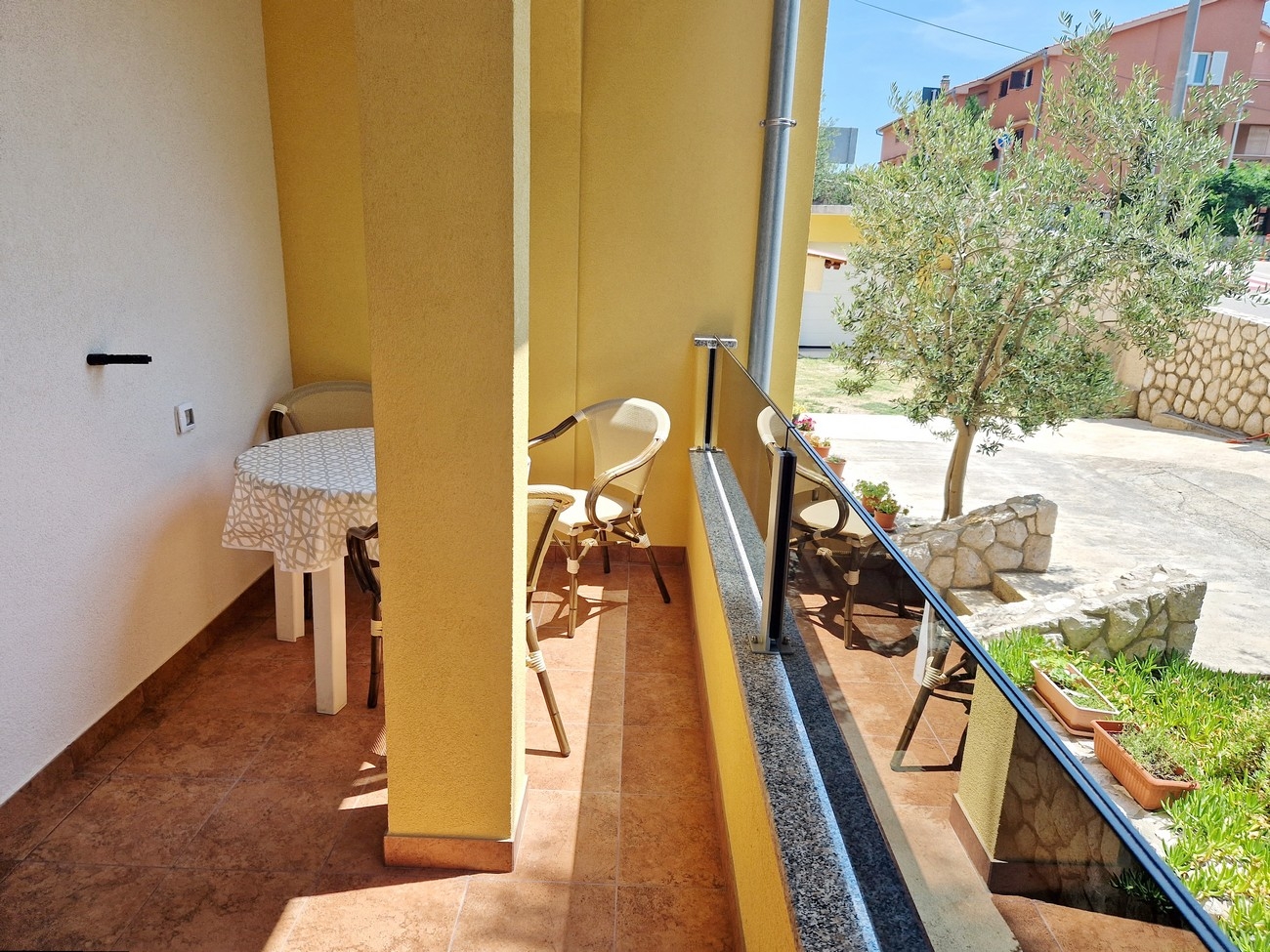 One bedroom apartment with balcony Baška, Krk  A-a