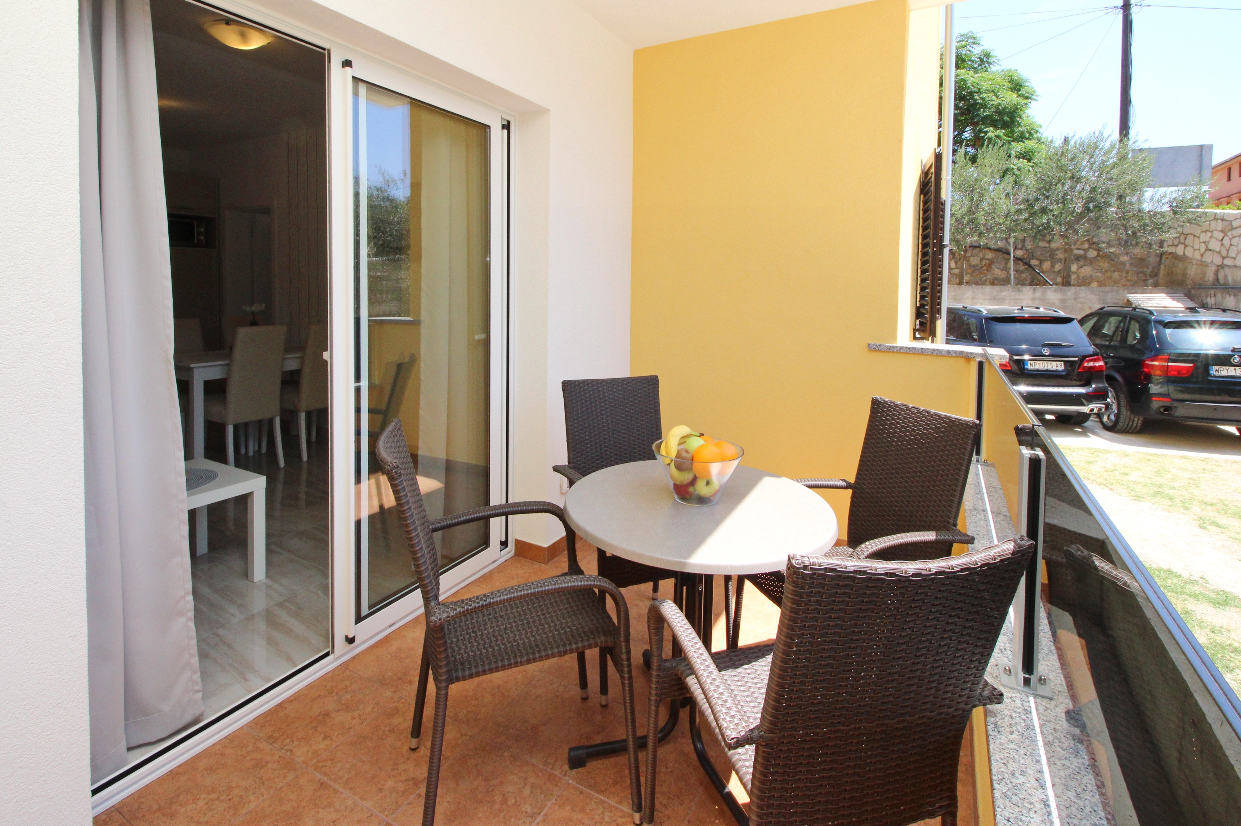 Two bedroom apartment with balcony Baška, Krk  A-d