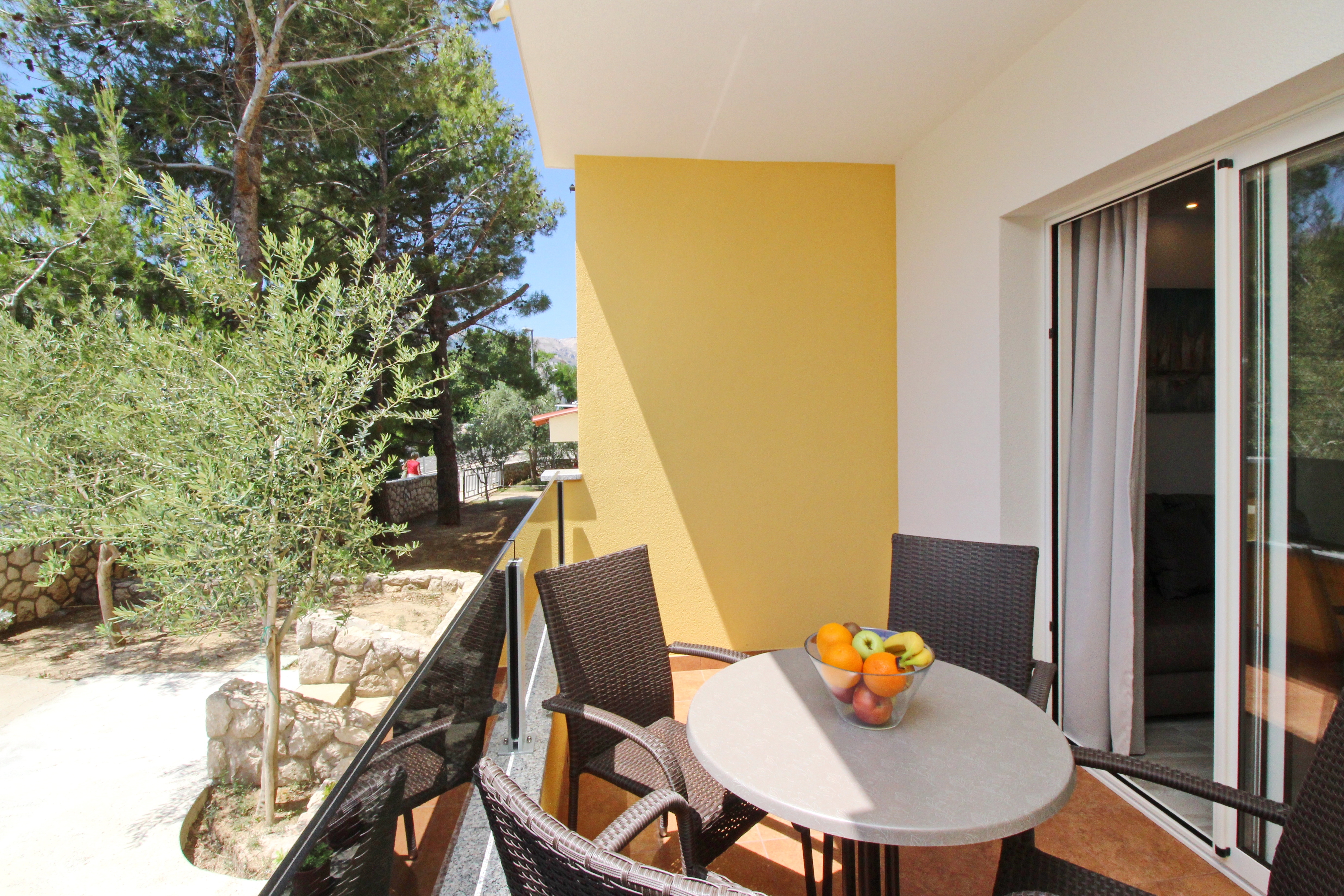 Two bedroom apartment with balcony Baška, Krk  A-d