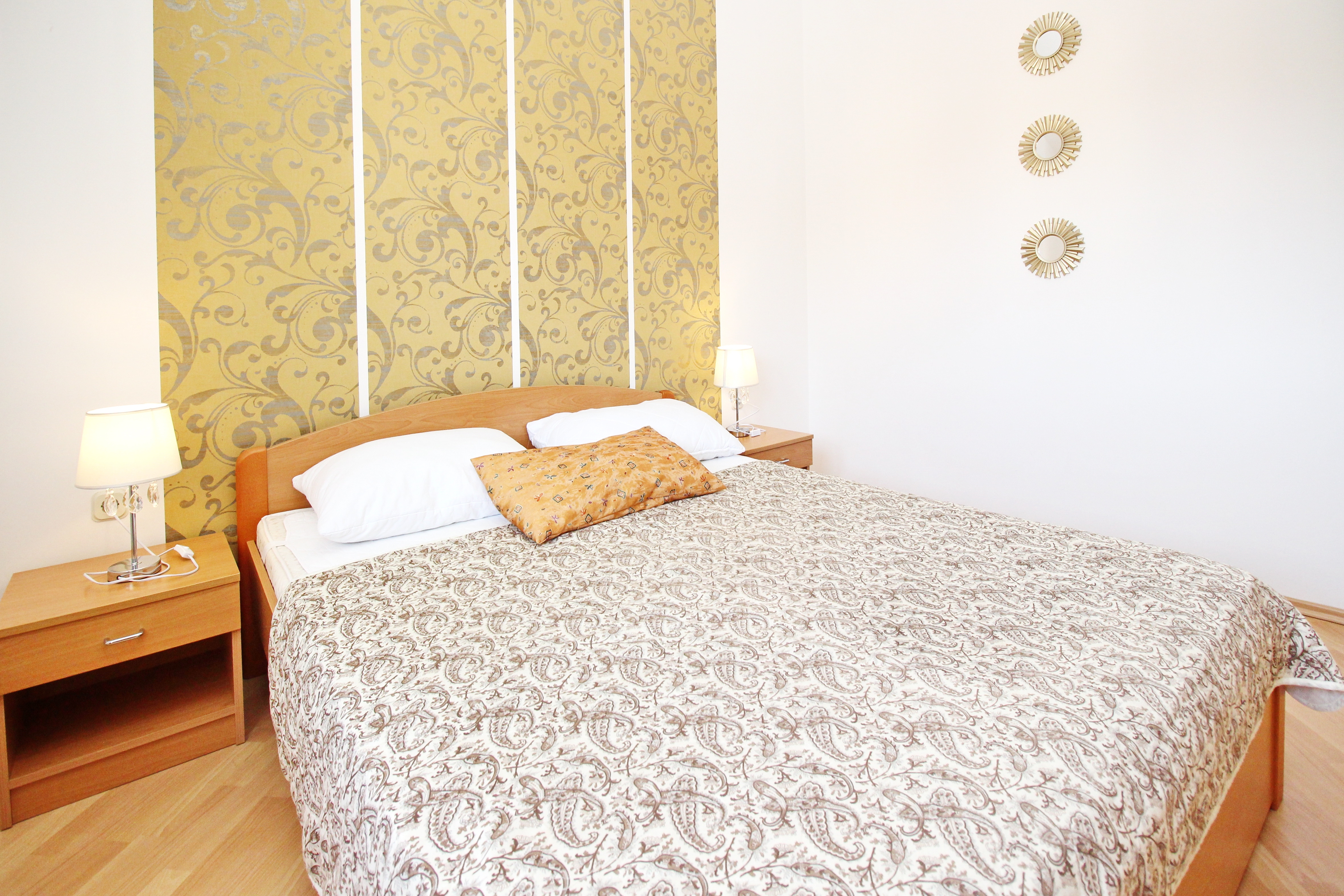 Two bedroom apartment with balcony and sea view Baška, Krk  A-b
