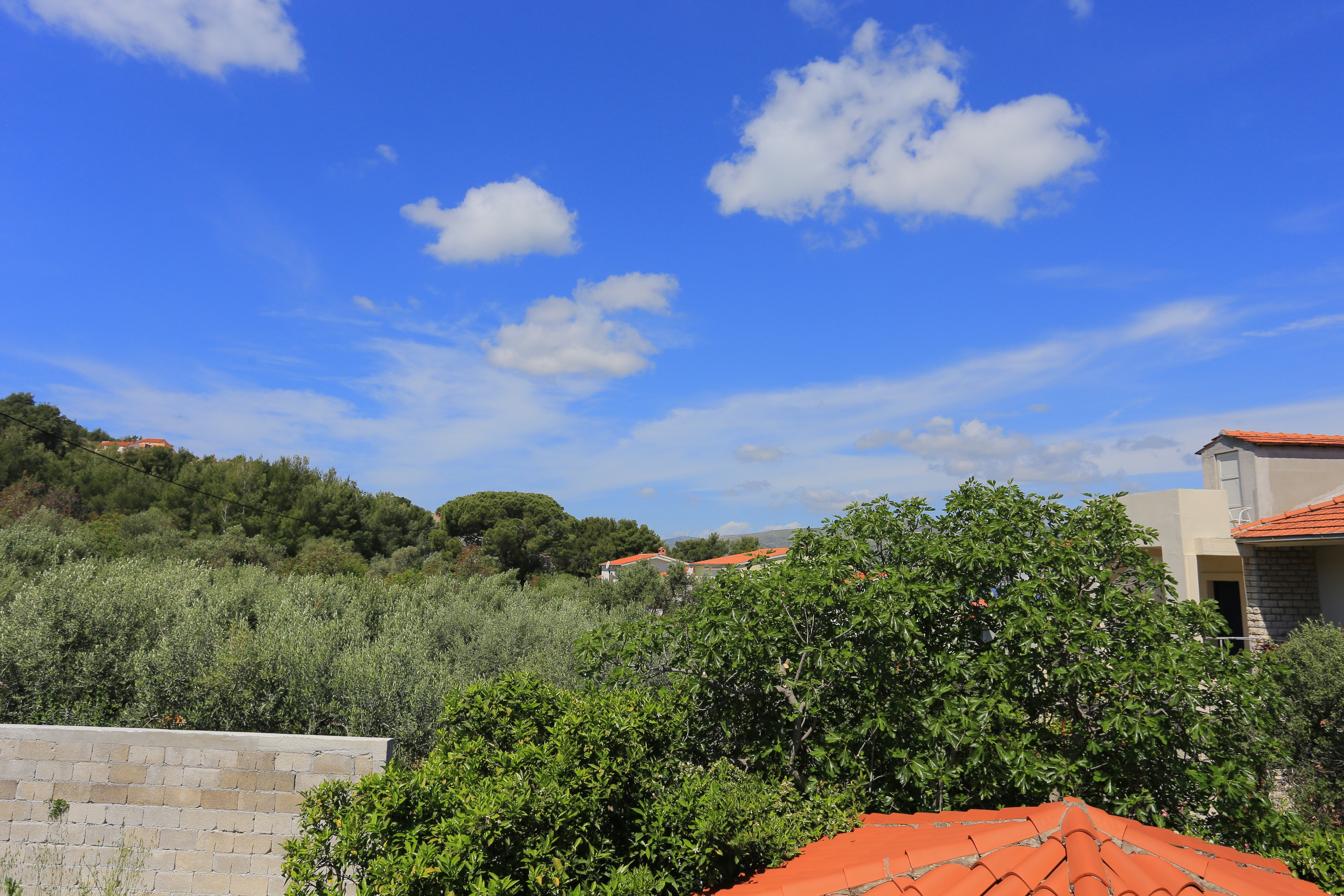 Two bedroom apartment with terrace and sea view Arbanija, Čiovo  A-a