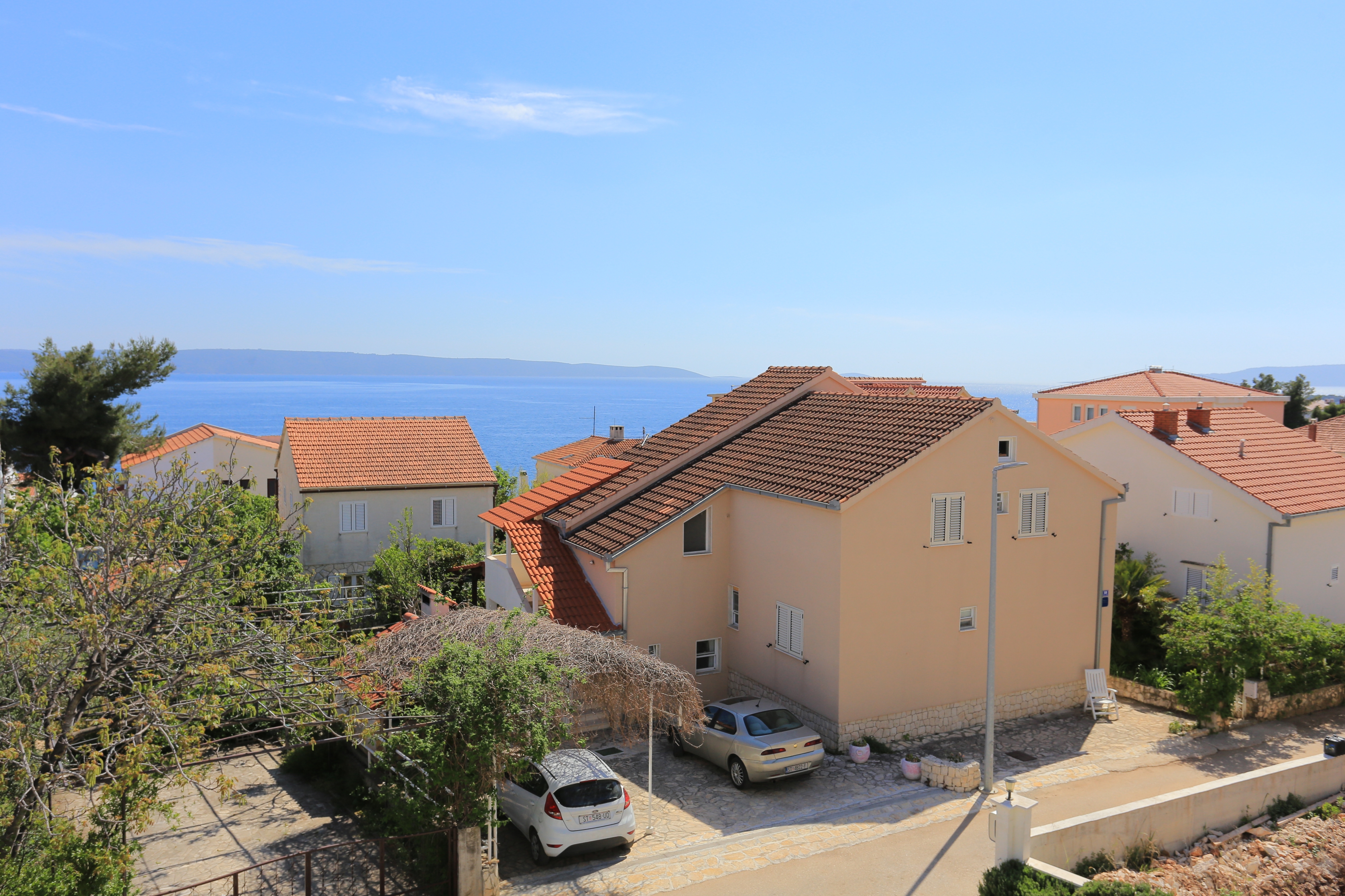 One bedroom apartment with terrace and sea view Bušinci, Čiovo  A-a